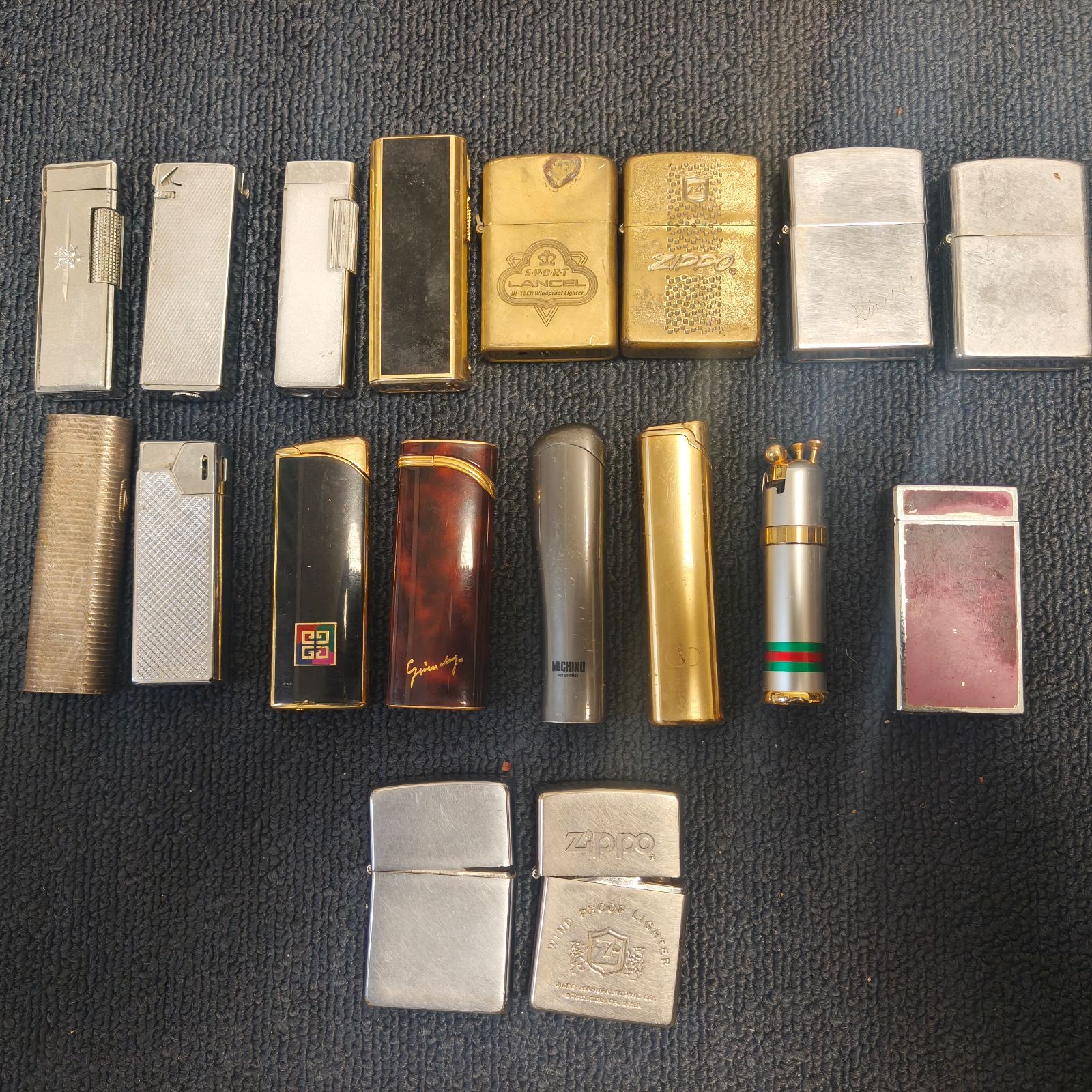 winライター maruman まとめ売り ジャンク品 ガスライター・オイルライターまとめ売り GIVENCHY