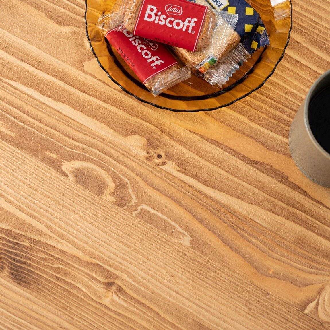 ♪カントリー調 天然木 センターテーブル ［幅100cm］ ローテーブル