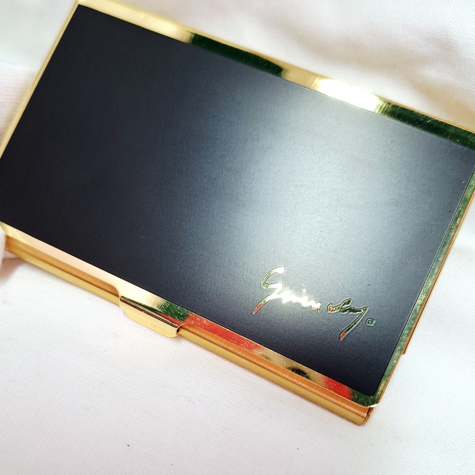 未使用✨Givenchy ジバンシー ゴールド ブラック 名刺入れ カード