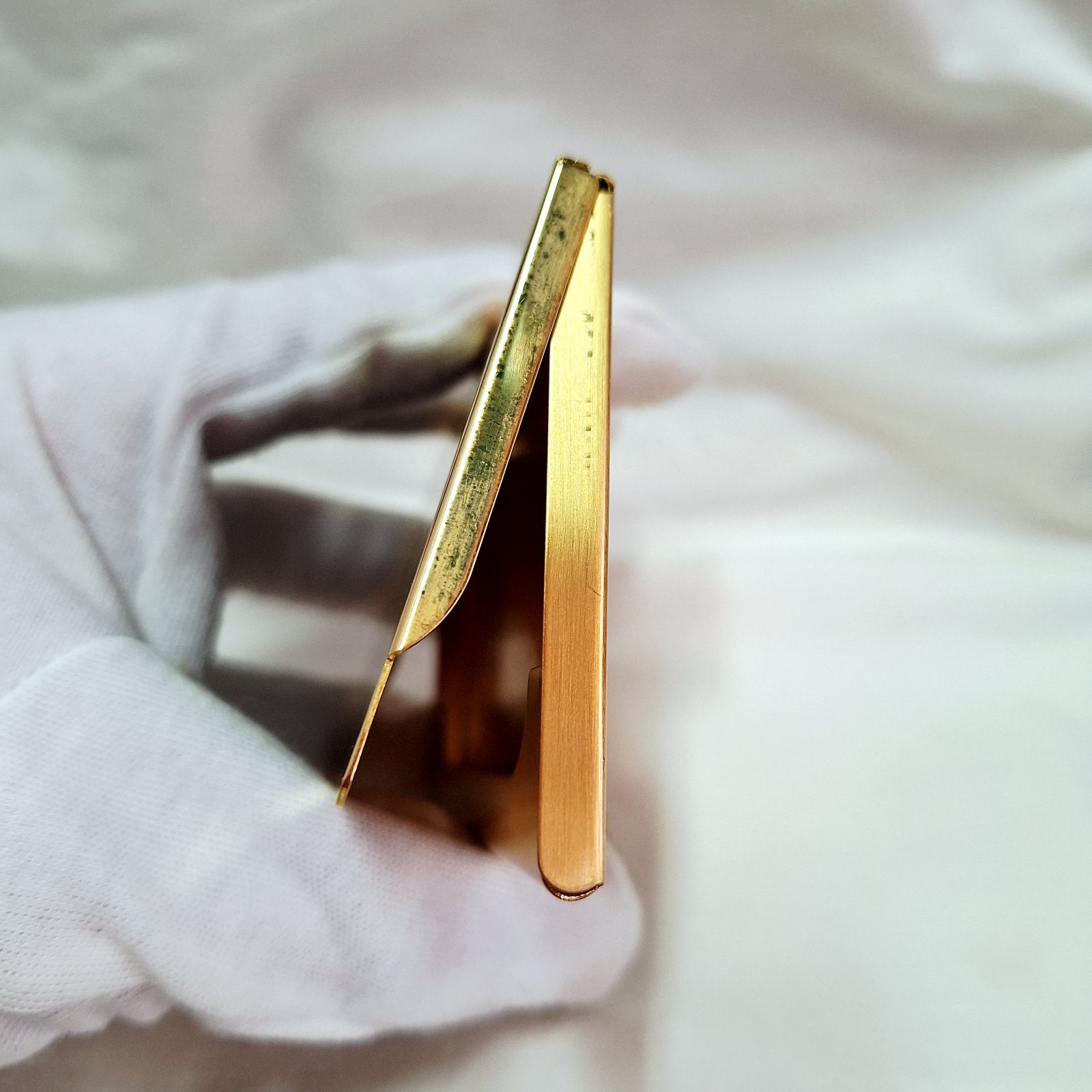 中古☆GIVENCHY 名刺入れ カードケース ジバンシー ブラック ゴールド