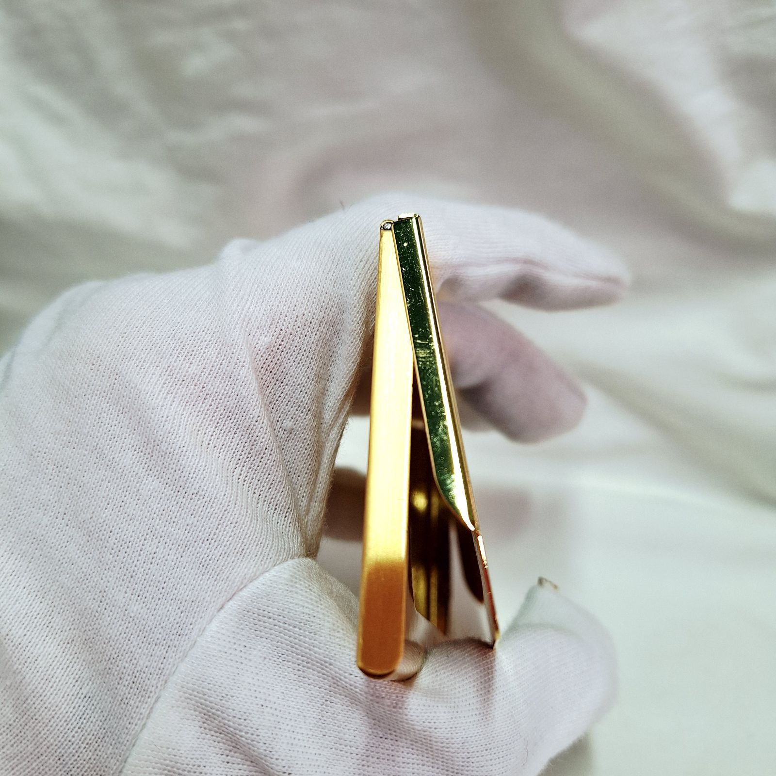 中古☆GIVENCHY 名刺入れ カードケース ジバンシー ブラック ゴールド