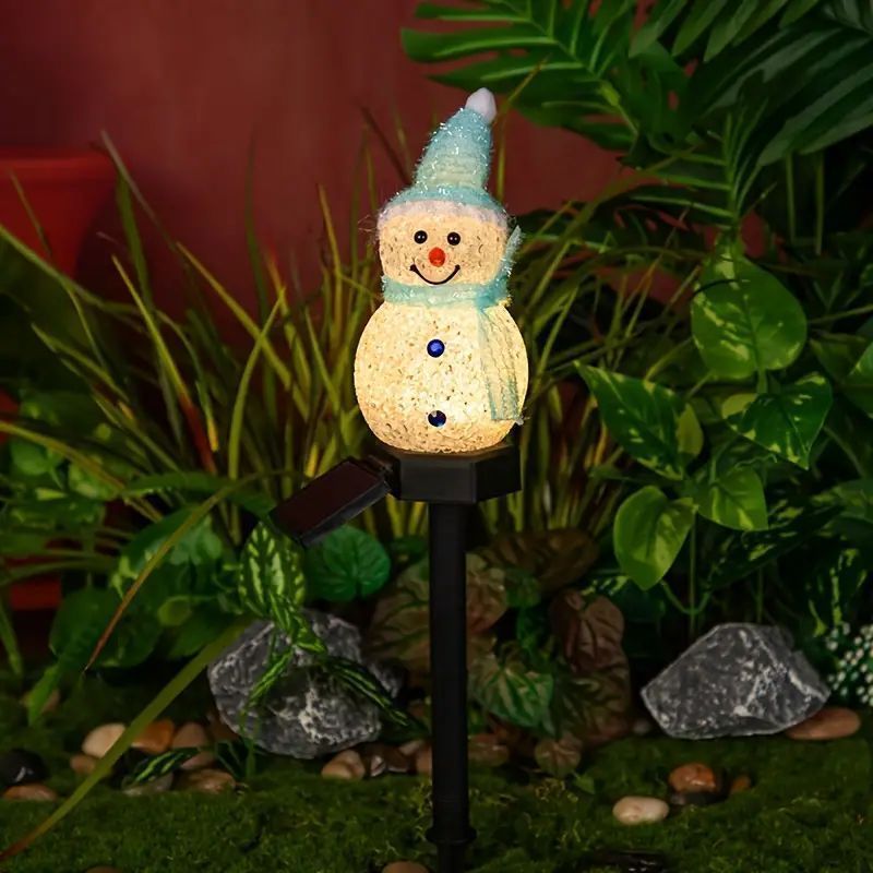 雪だるま ライト LED スノーマン 芝生 ガーデン 照明 クリスマス