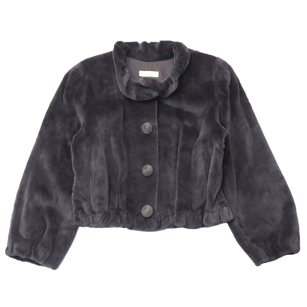 SAGA MINK サガミンク　リボンミンク付きショート丈ジャケット SAGA MINK サガミンク リボンミンク付きショート丈ジャケット 103247