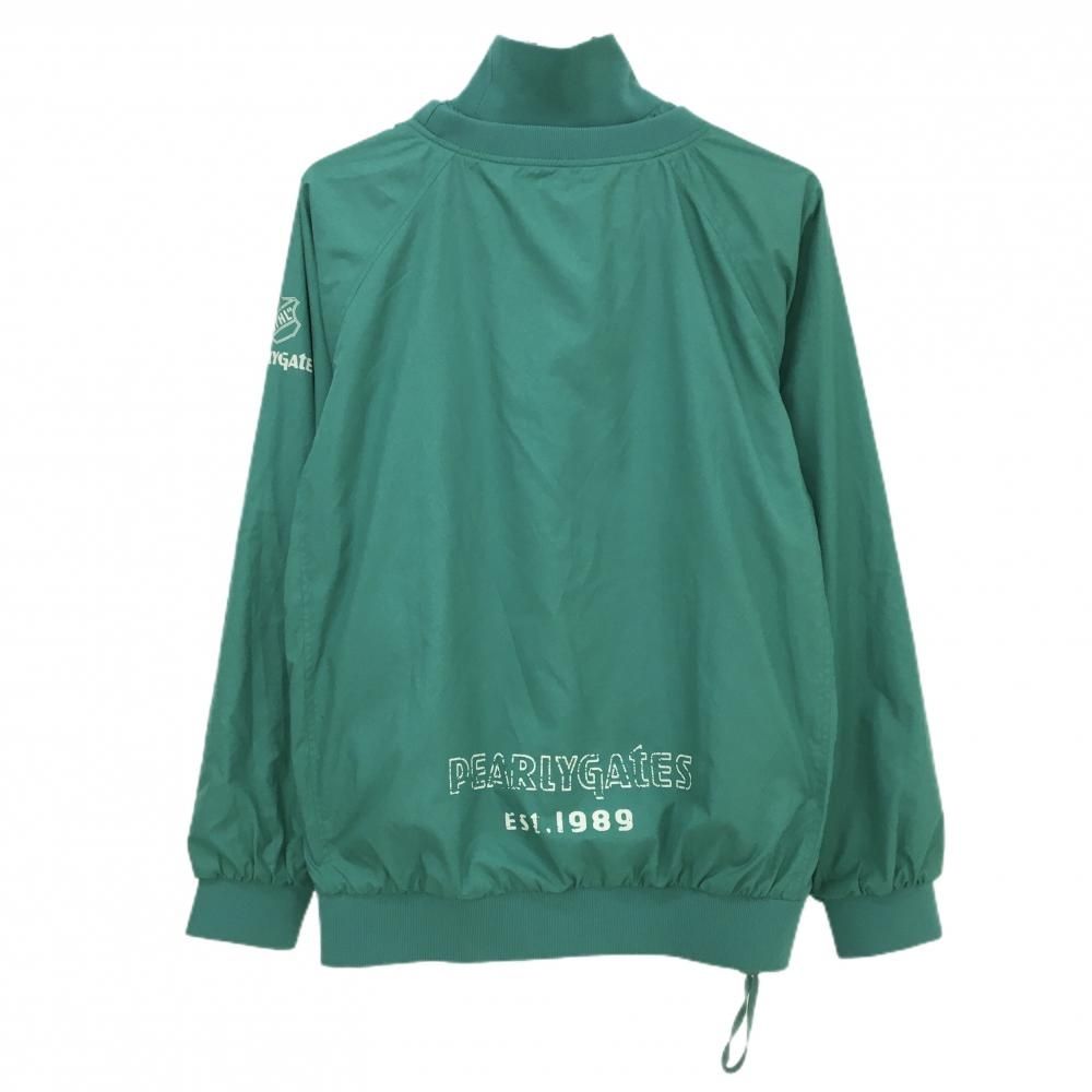 パーリーゲイツ ツインスニード グリーン ロゴプリント白 蓄熱裏地