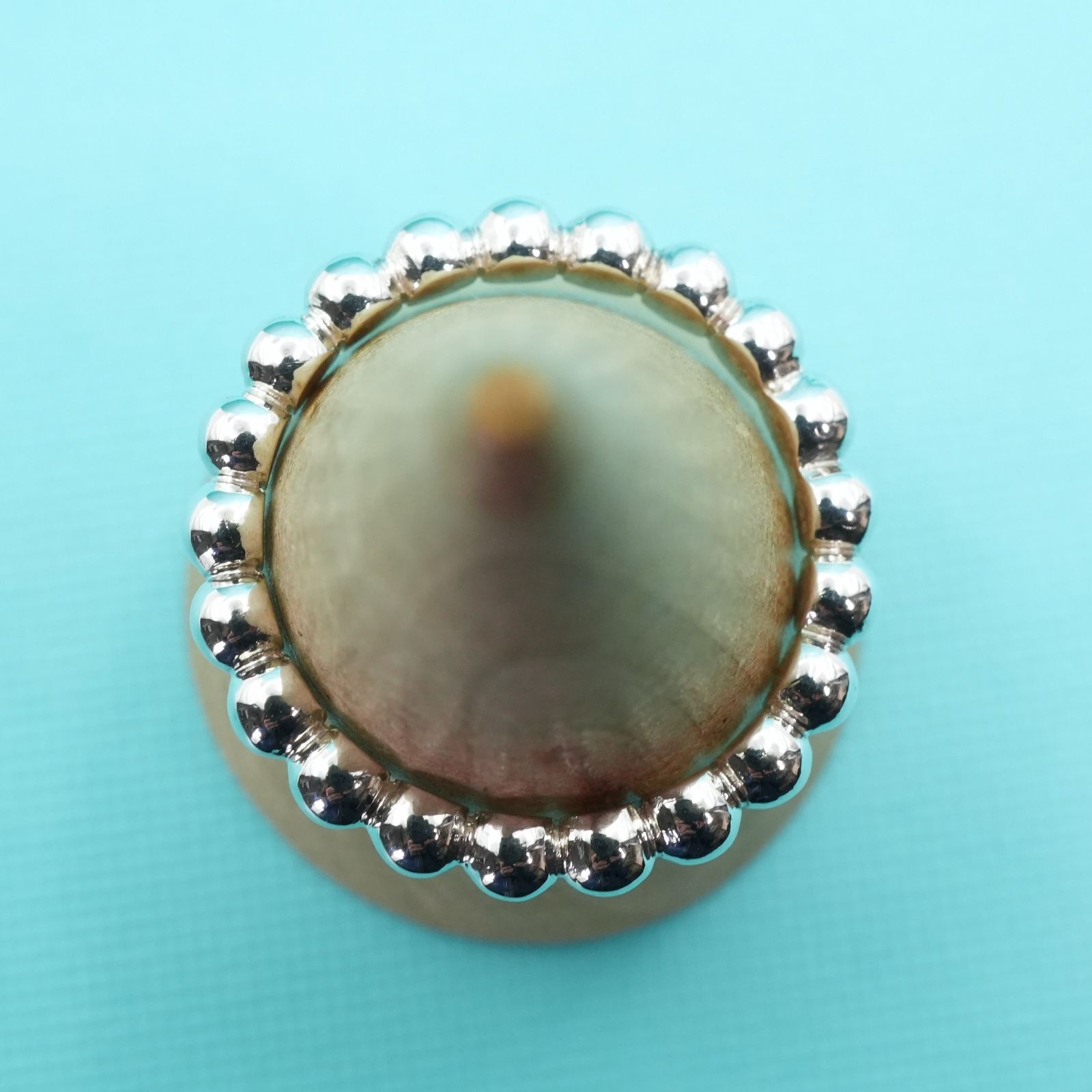 極美品11号 ティファニー ハードウェア ボール リング 希少/25-2479