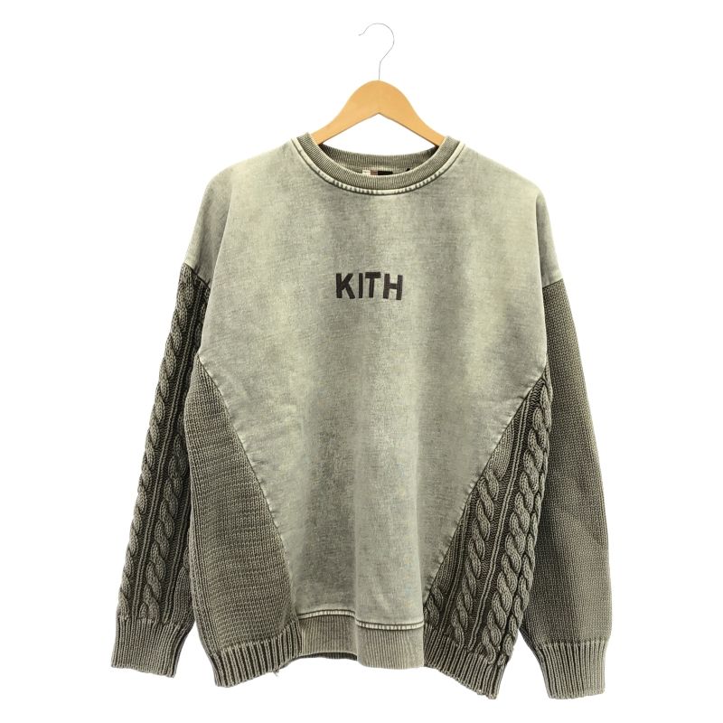 中古】KITH Combo Knit Crewneck XL ベージュ キス[10] - メルカリ