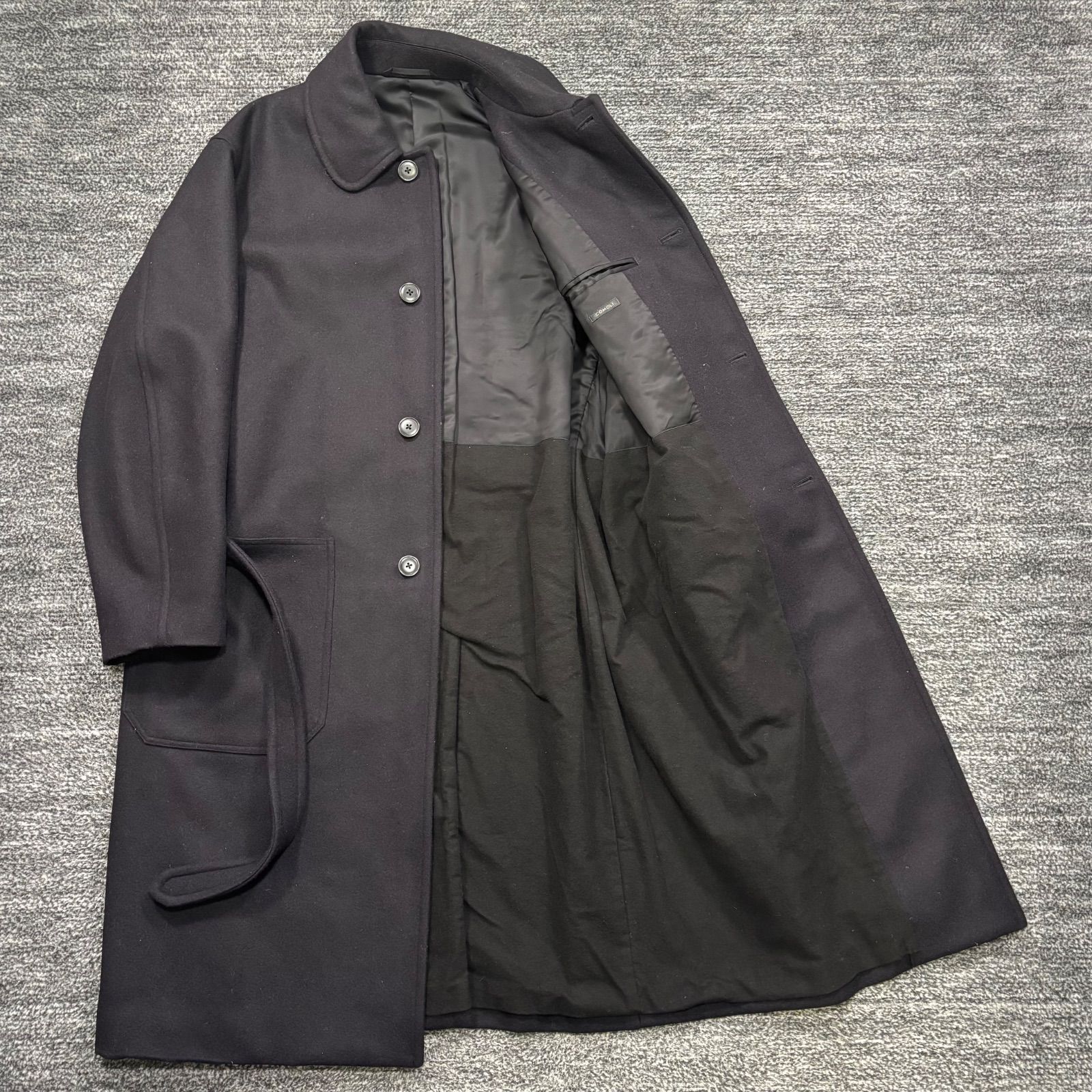 未使用同様品 comoli 24aw ウールカシミヤ ミリタリーコート A03-04009