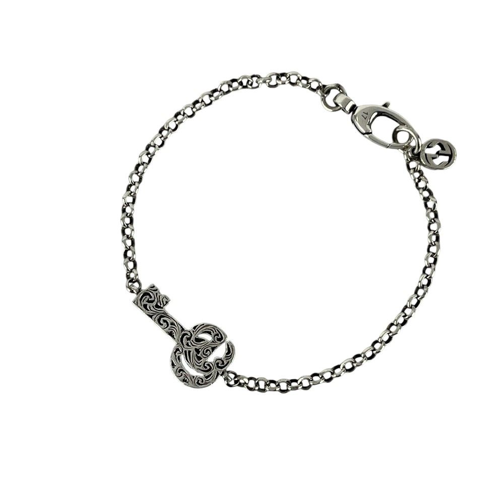 グッチ □美品□ ダブルG キーチャーム ブレスレット アクセサリー 鍵