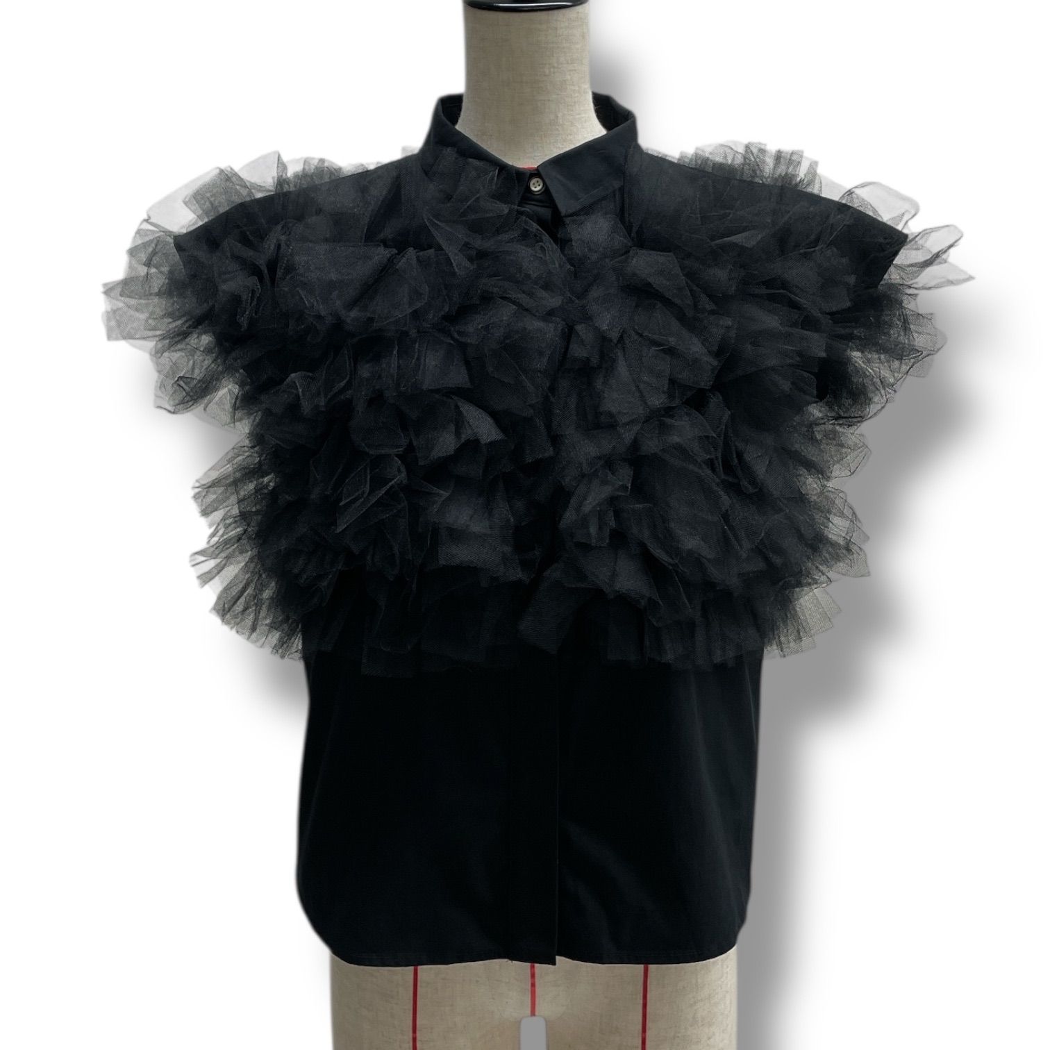 新品 タグ付 未使用 HIAND ハイアンド Swan Ribbon Shirt スワンリボン