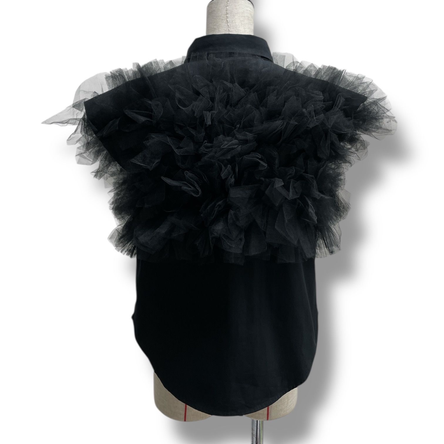 新品 タグ付 未使用 HIAND ハイアンド Swan Ribbon Shirt スワンリボン