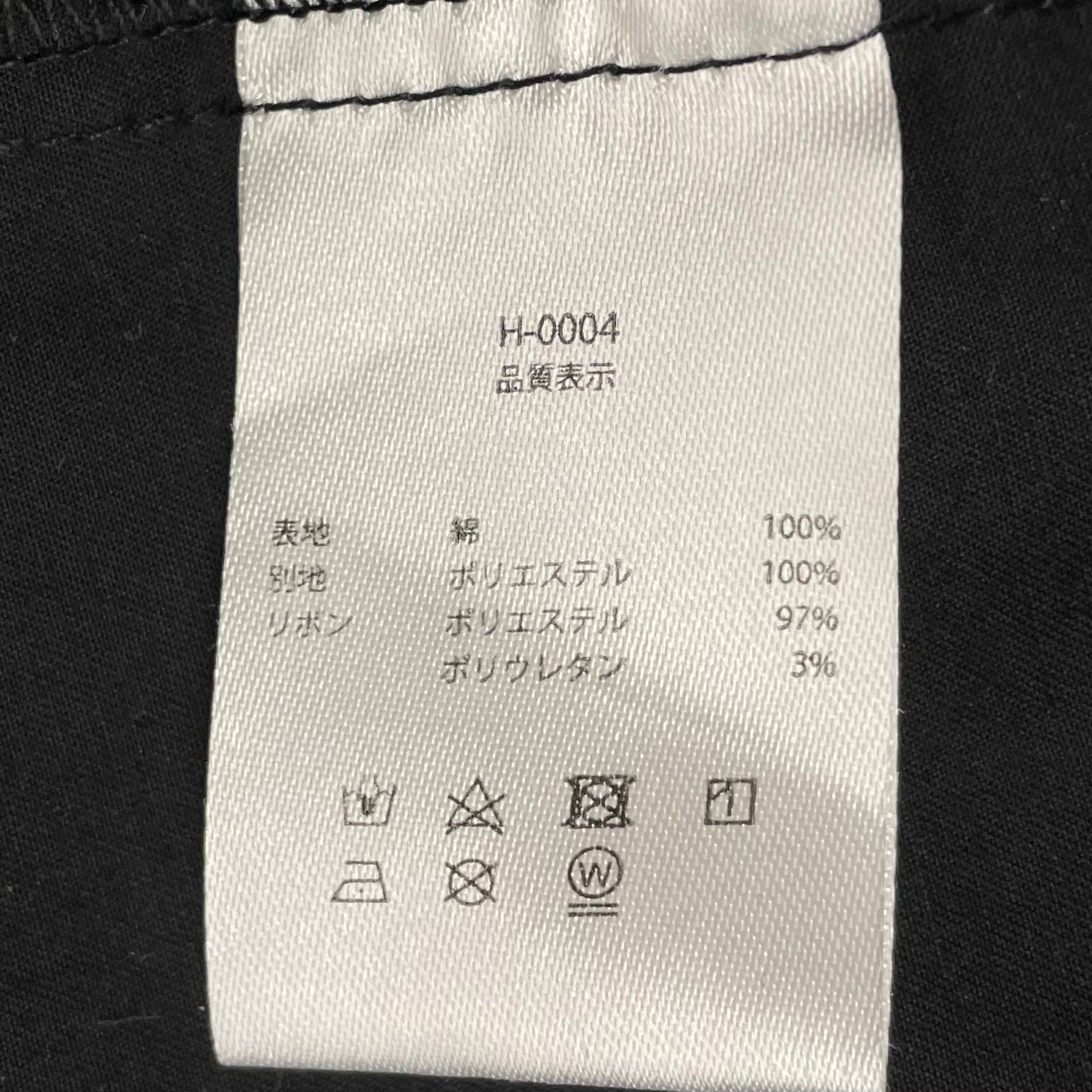 新品 タグ付 未使用 HIAND ハイアンド Swan Ribbon Shirt スワンリボン 