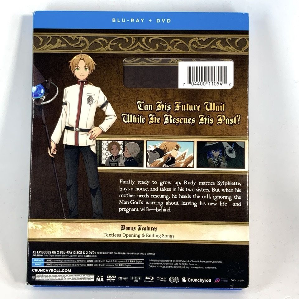 北米版DVD【無職転生～異世界行ったら本気だす～】第2期 全話　セット 匿名配送】無職転生Ⅱ 〜異世界行ったら本気だす〜 第2期全話セット 未