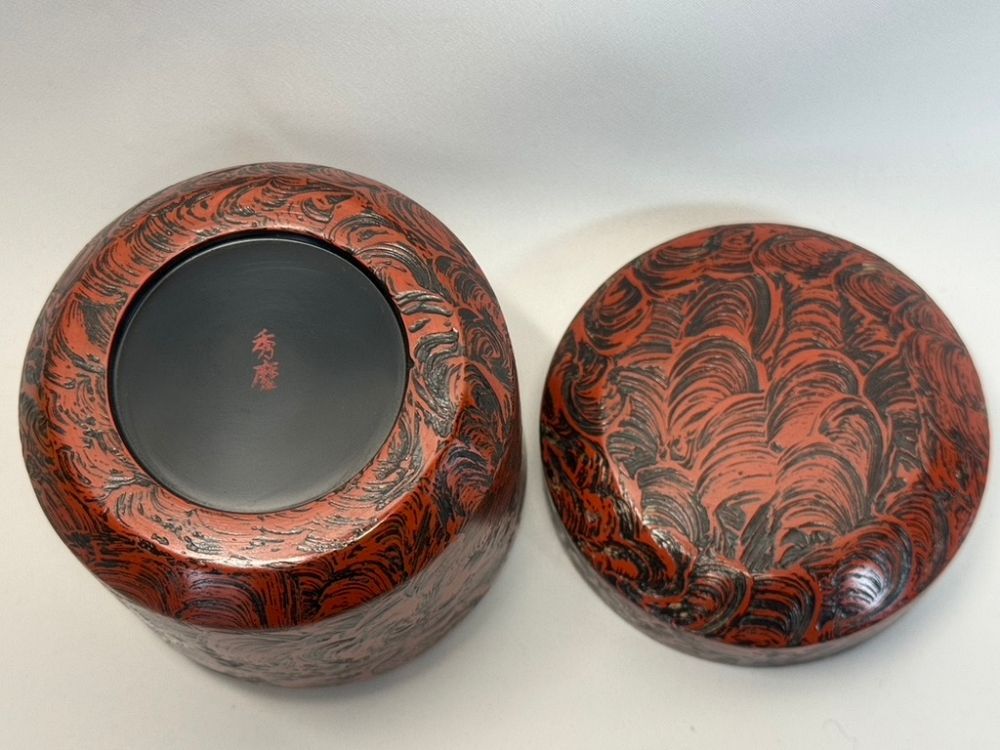 洗朱 松喰鶴蒔絵 吹雪 棗 共箱 使用品か未使用か不明 - メルカリ