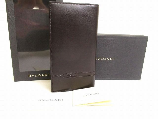 ブルガリ 長財布 メンズ ブランド BVLGARI 288256 BLK ブラック/ブルー
