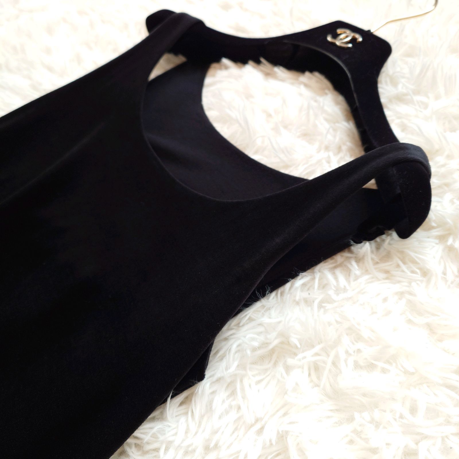 美品 フォクシー FOXEY DAISY VELOUR デイジーベロア ベロア 裾