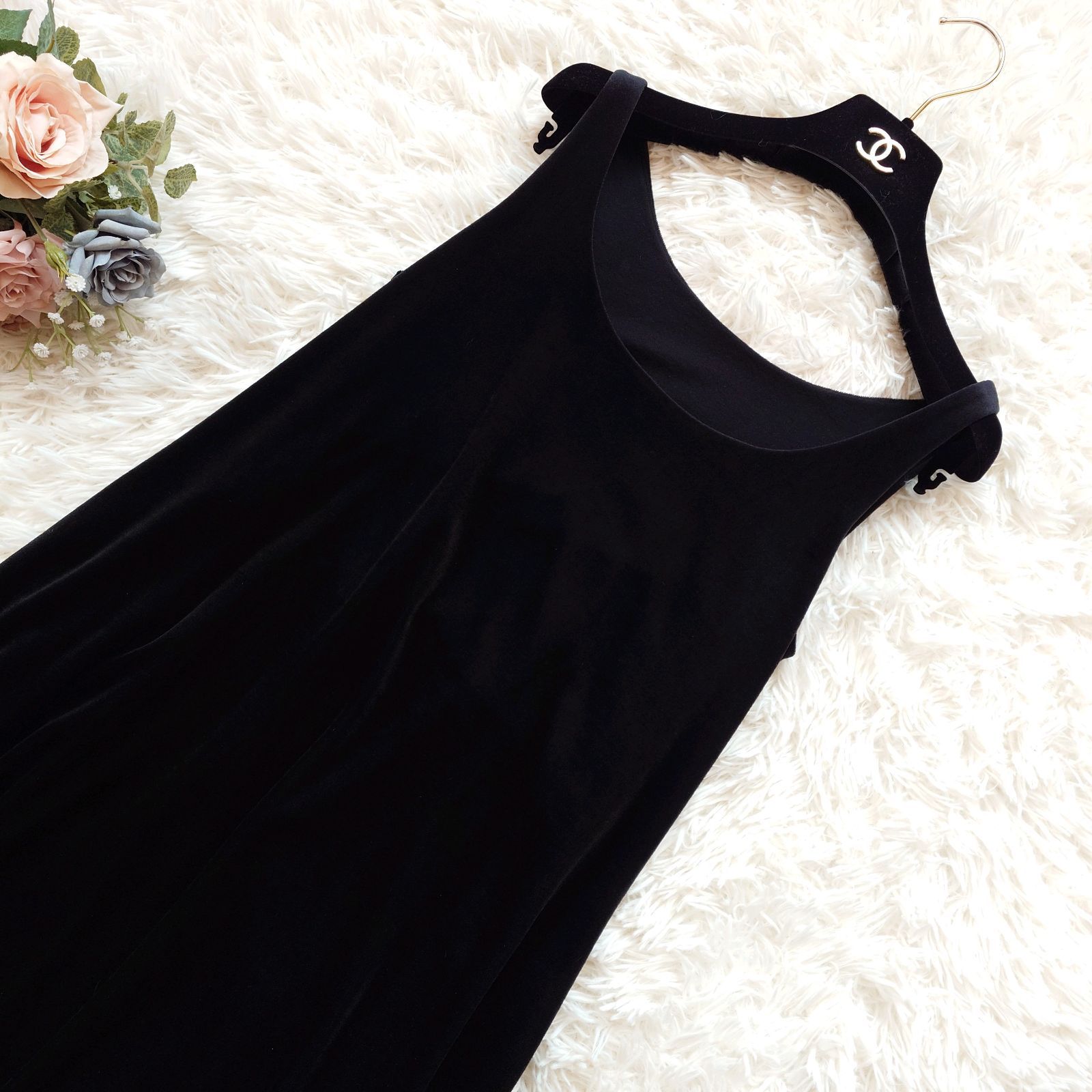 美品 フォクシー FOXEY DAISY VELOUR デイジーベロア ベロア 裾