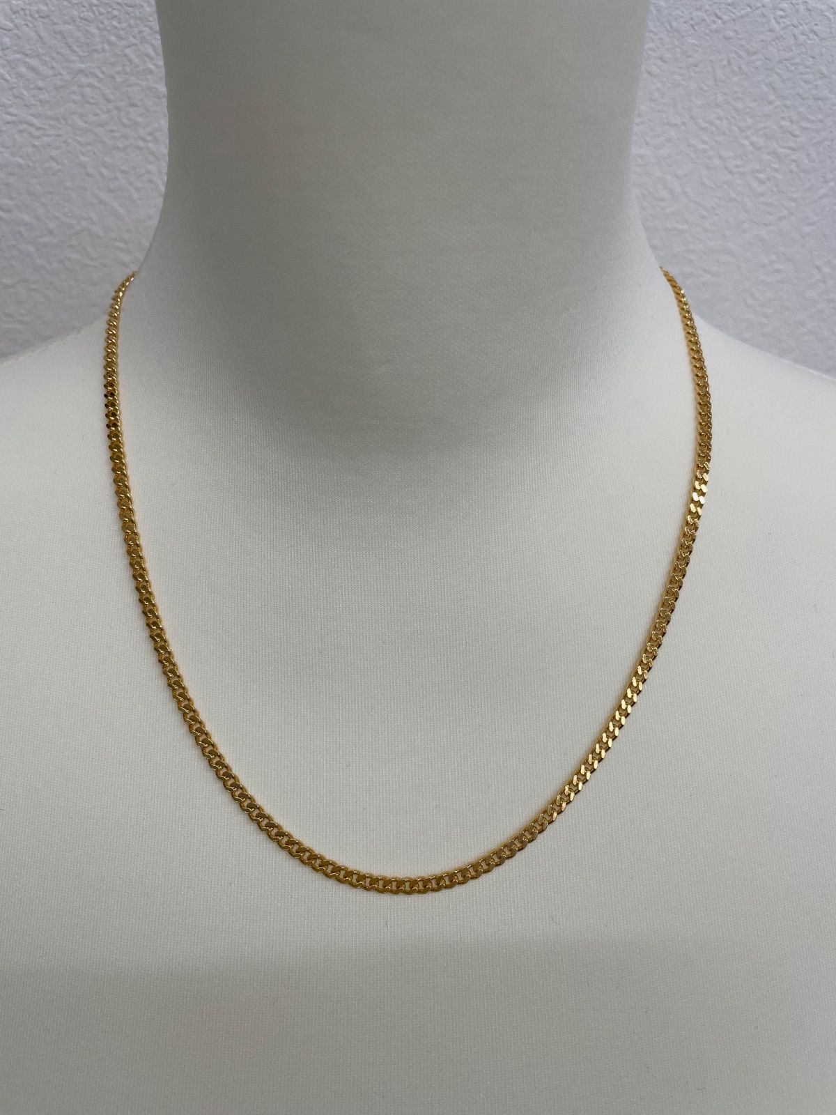 新品】K18金メッキ 喜平ネックレス 50cm スターリングシルバー 14.5g 