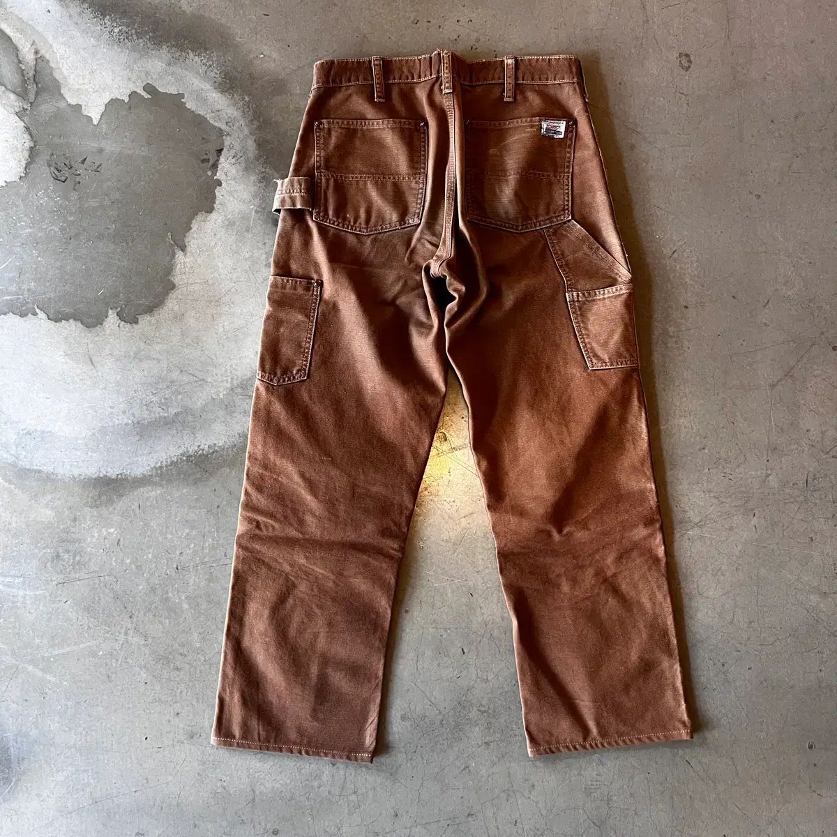 ザリアルマッコイズ　パンツ　ブラウン ザ・リアルマッコイズ ダブルニー パンツ - メルカリ