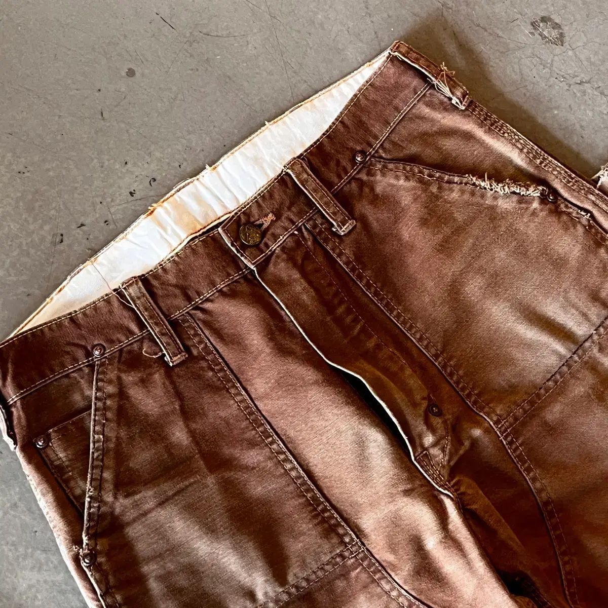 ザ・リアルマッコイズ ダブルニー パンツ - メルカリ