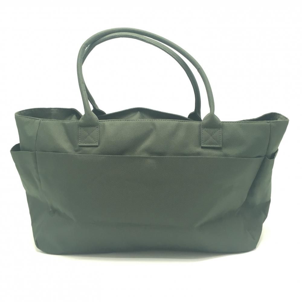 美品】パーリーゲイツ ロッカーバッグ カーキ×イエロー ロゴ刺しゅう