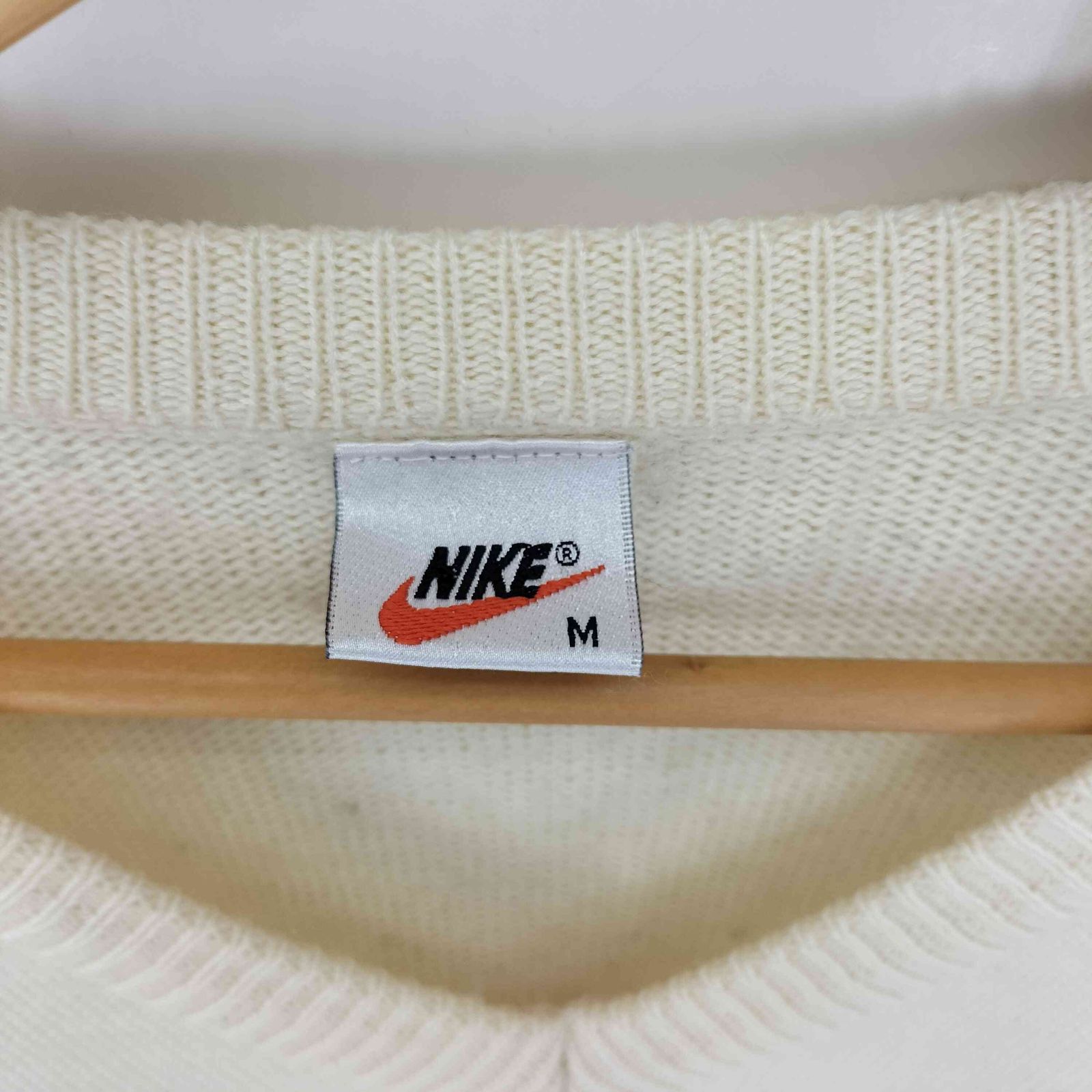 ナイキ NIKE 90－00S 白タグ スウッシュ刺繍 Vネック プルオーバー 