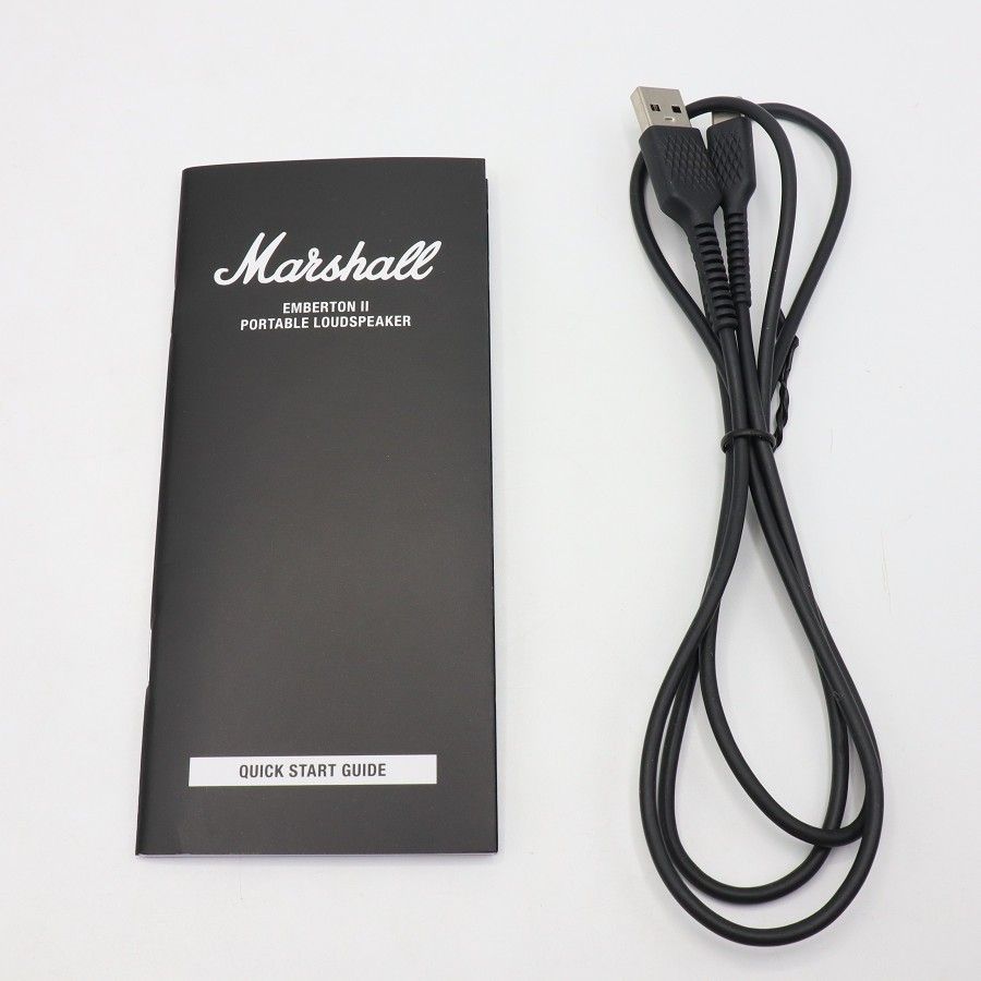 美品】Marshall Emberton II Black and Brass ワイヤレス ポータブル