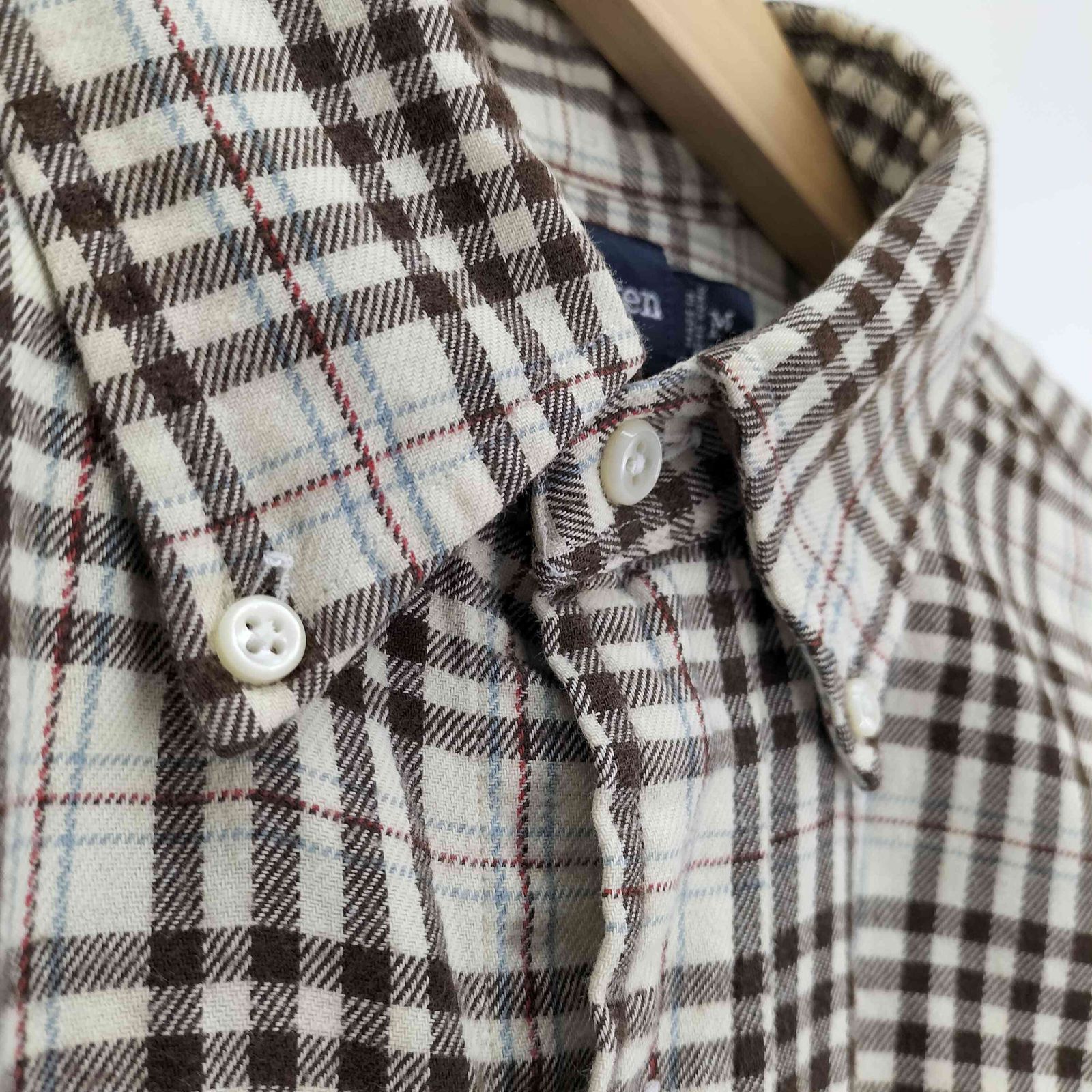 ラルフローレン RALPH LAUREN 90S BLAIRE ポニー刺繍 L/S チェック BD