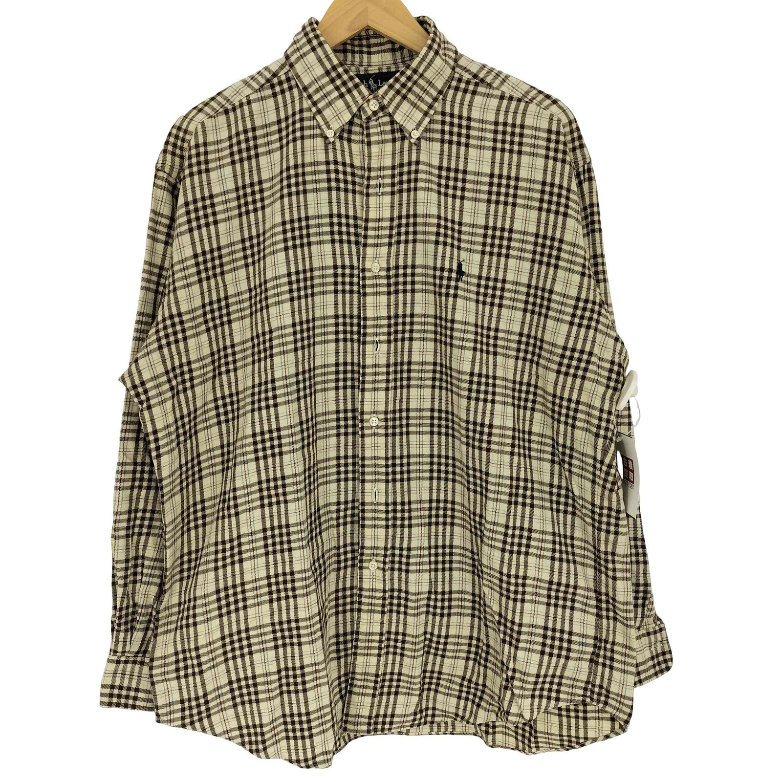 90s Ralph Lauren BLAIRE B.D.チェックシャツ Lサイズ ラルフローレン BLAIRE チェック BDシャツ L 古着 90s Ralph Lauren