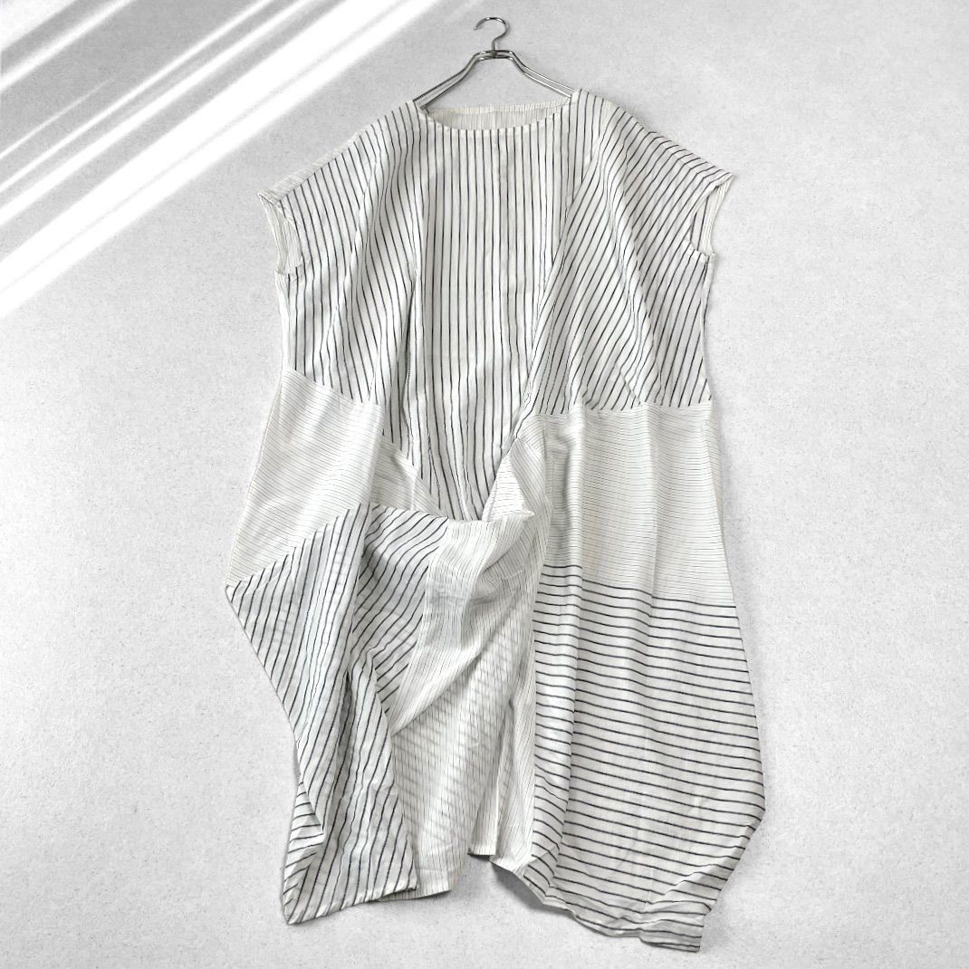 芽風 マツオインターナショナル センソユニコ 変形 ストライプ ロング