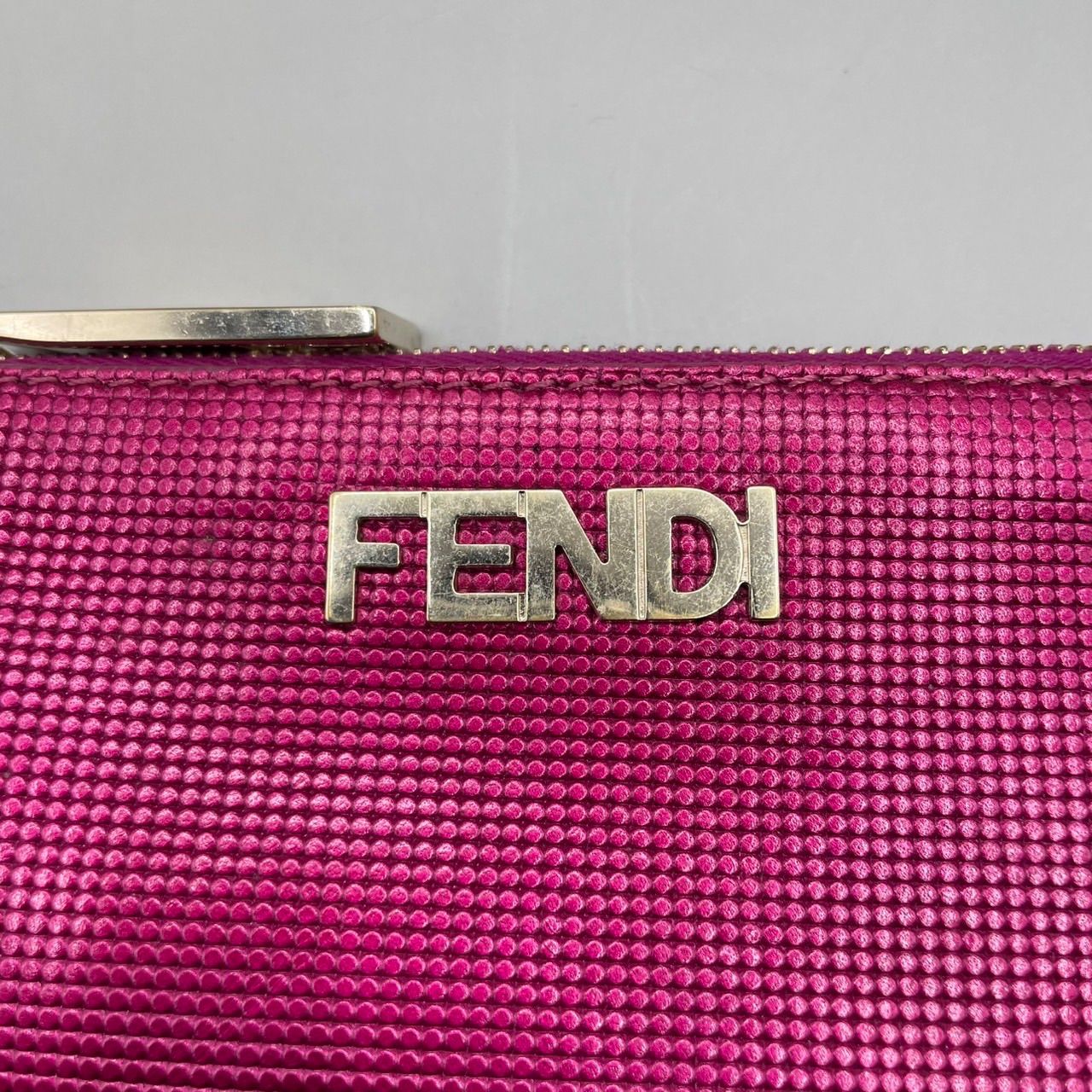 美品 希少 FENDI フェンディ コインケース 小銭入れ キーリング付き 