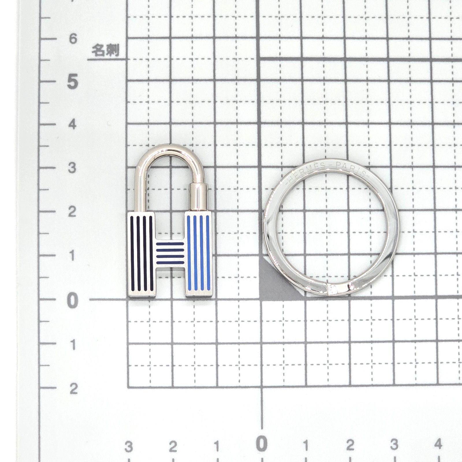HERMES エルメス キーホルダー クイズ・レインボー カデナ キーリング