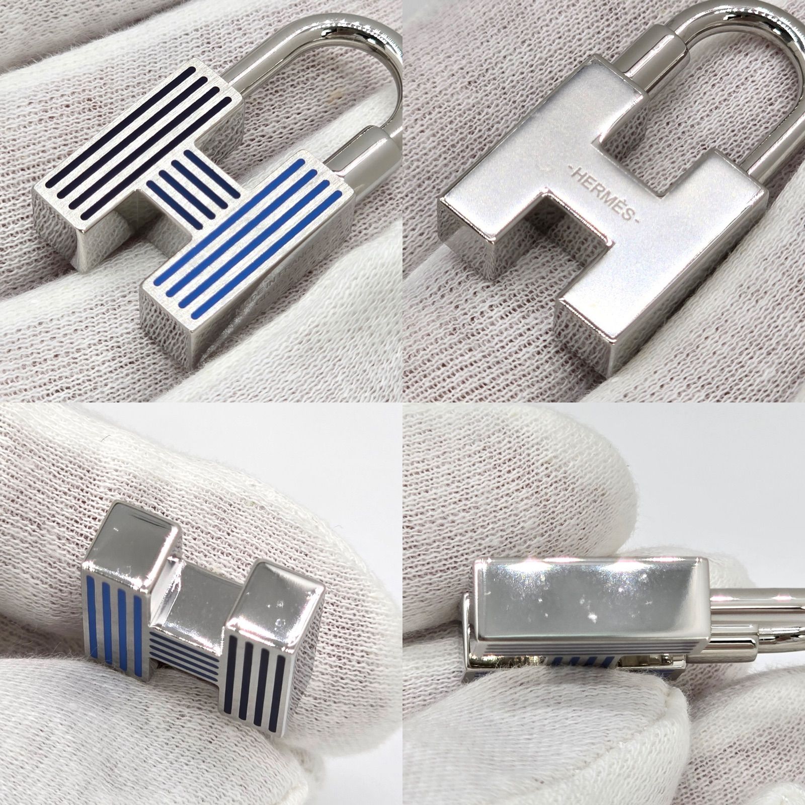 HERMES エルメス キーホルダー クイズ・レインボー カデナ キーリング