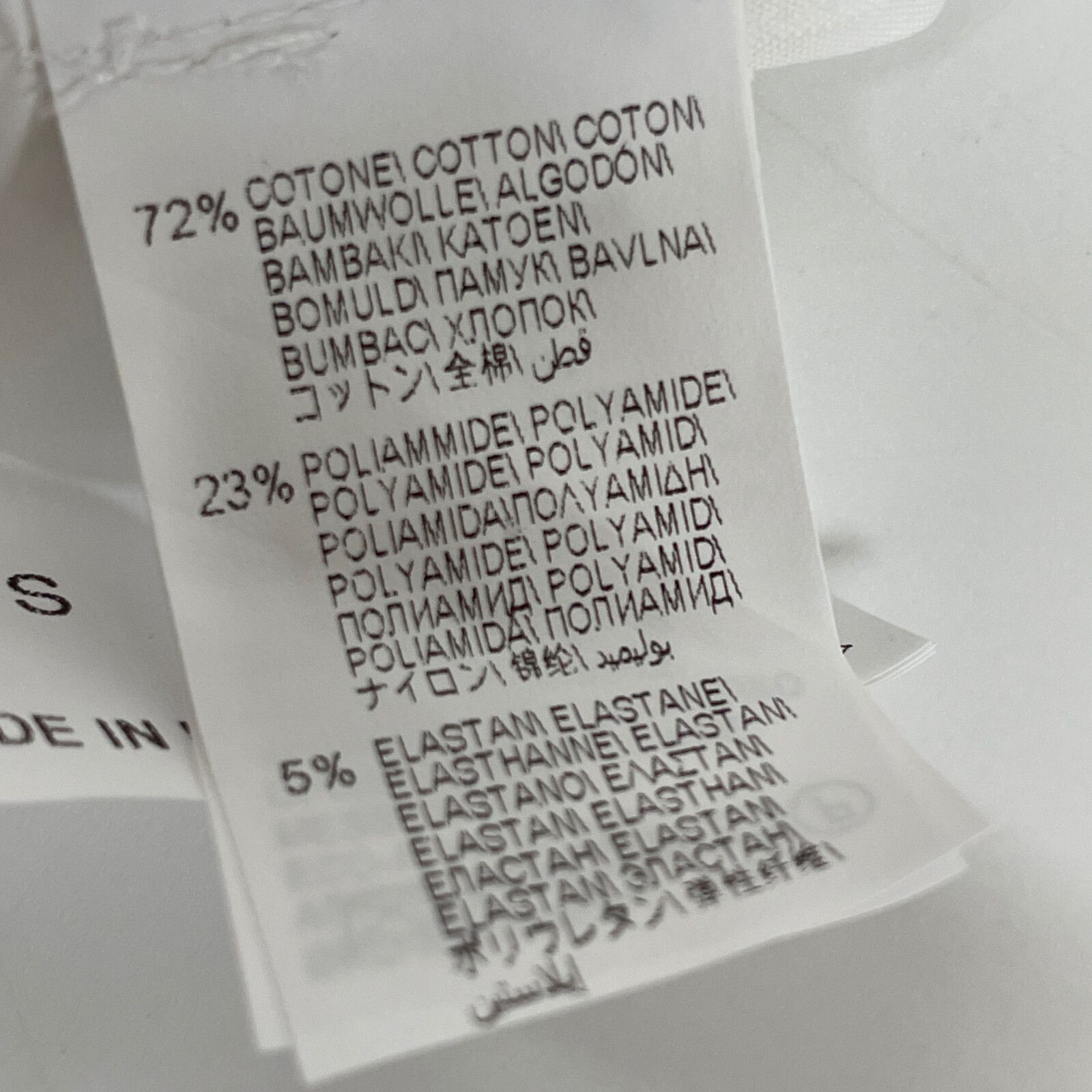 BRUNELLO CUCINELLI ブルネロクチネリ ﾎﾜｲﾄ 20SS ｺｯﾄﾝ混 ﾓﾆｰﾚ装飾 ｼｬﾂ