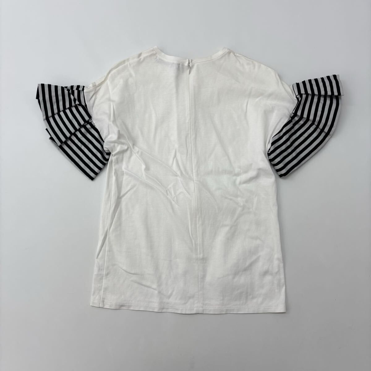 BORDERS at BALCONY ボーダーズアットバルコニー RUFFLED TEE ラッフル