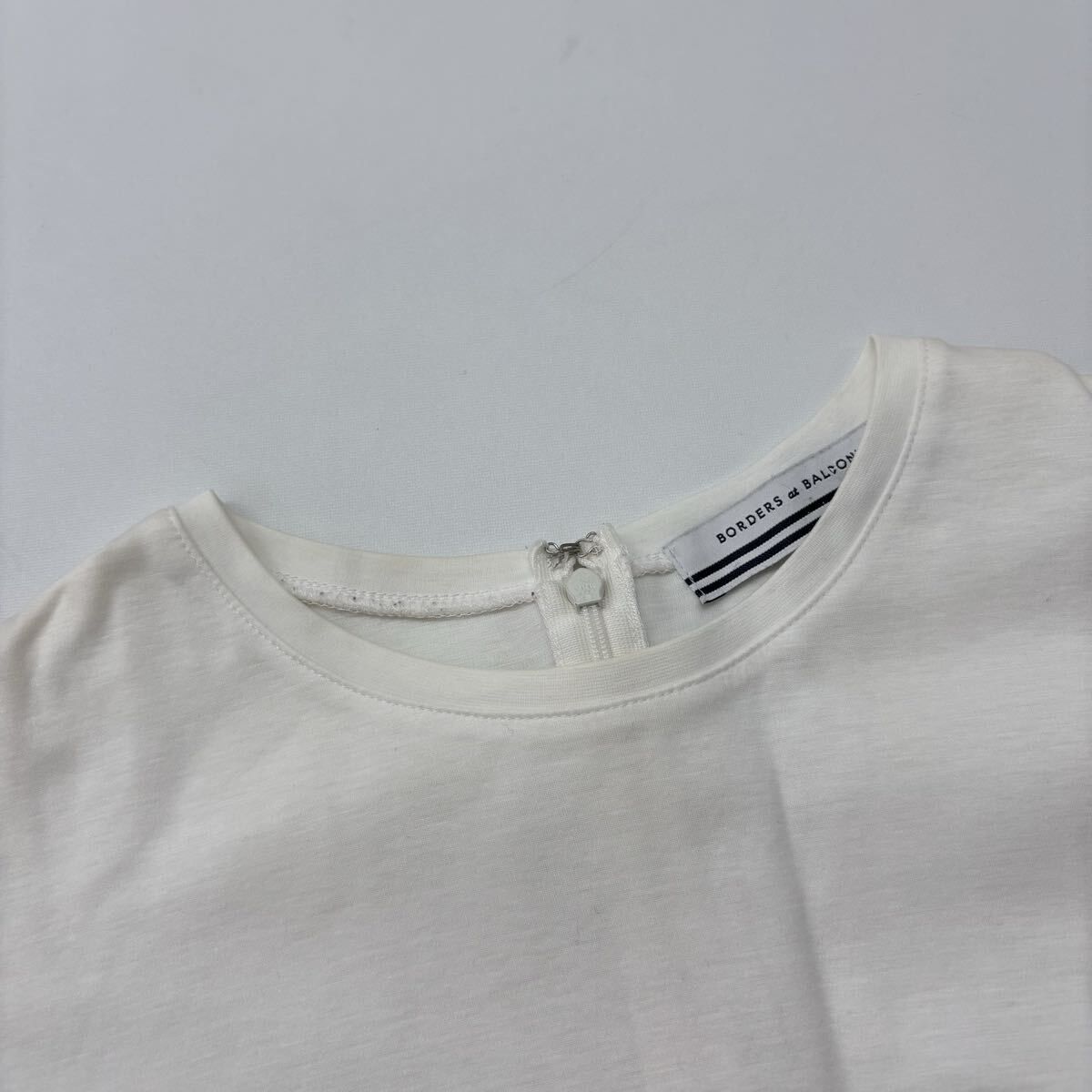 BORDERS at BALCONY ボーダーズアットバルコニー RUFFLED TEE ラッフル