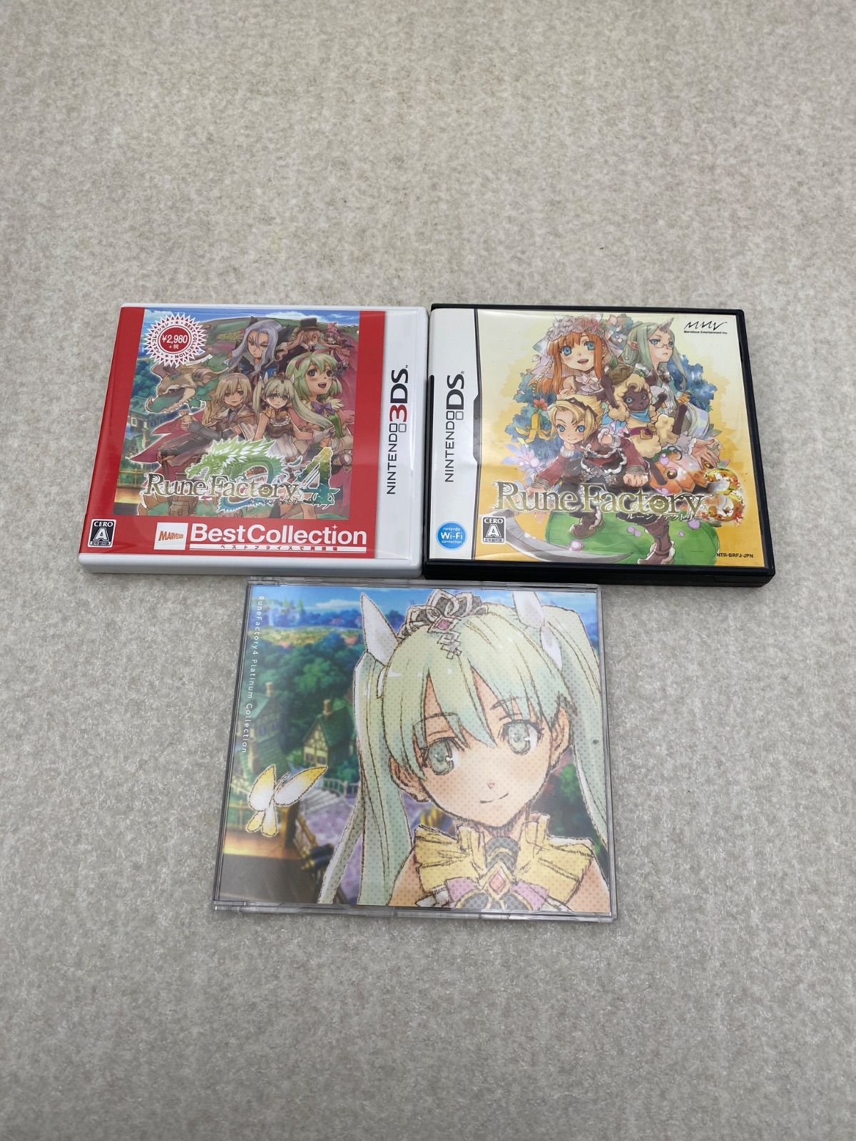 3DS ルーンファクトリー4 Platinum Collection 未開封 ルーン