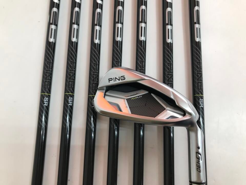 ピン G430 ALTA J CB BLACK SRフレックス アイアンセット 中古【最短