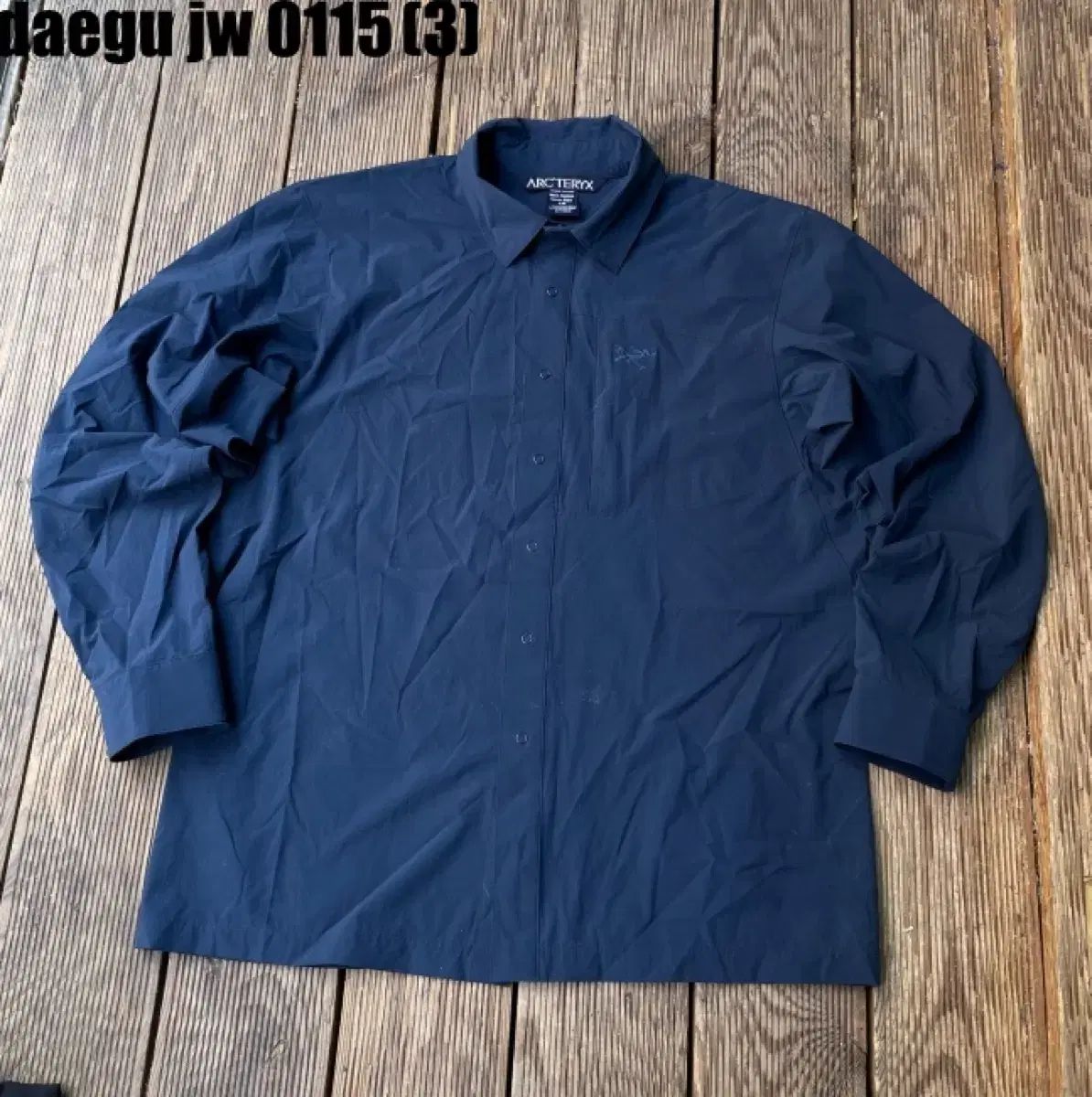アークテリクス メンズ シャツ ネイビー l 0115