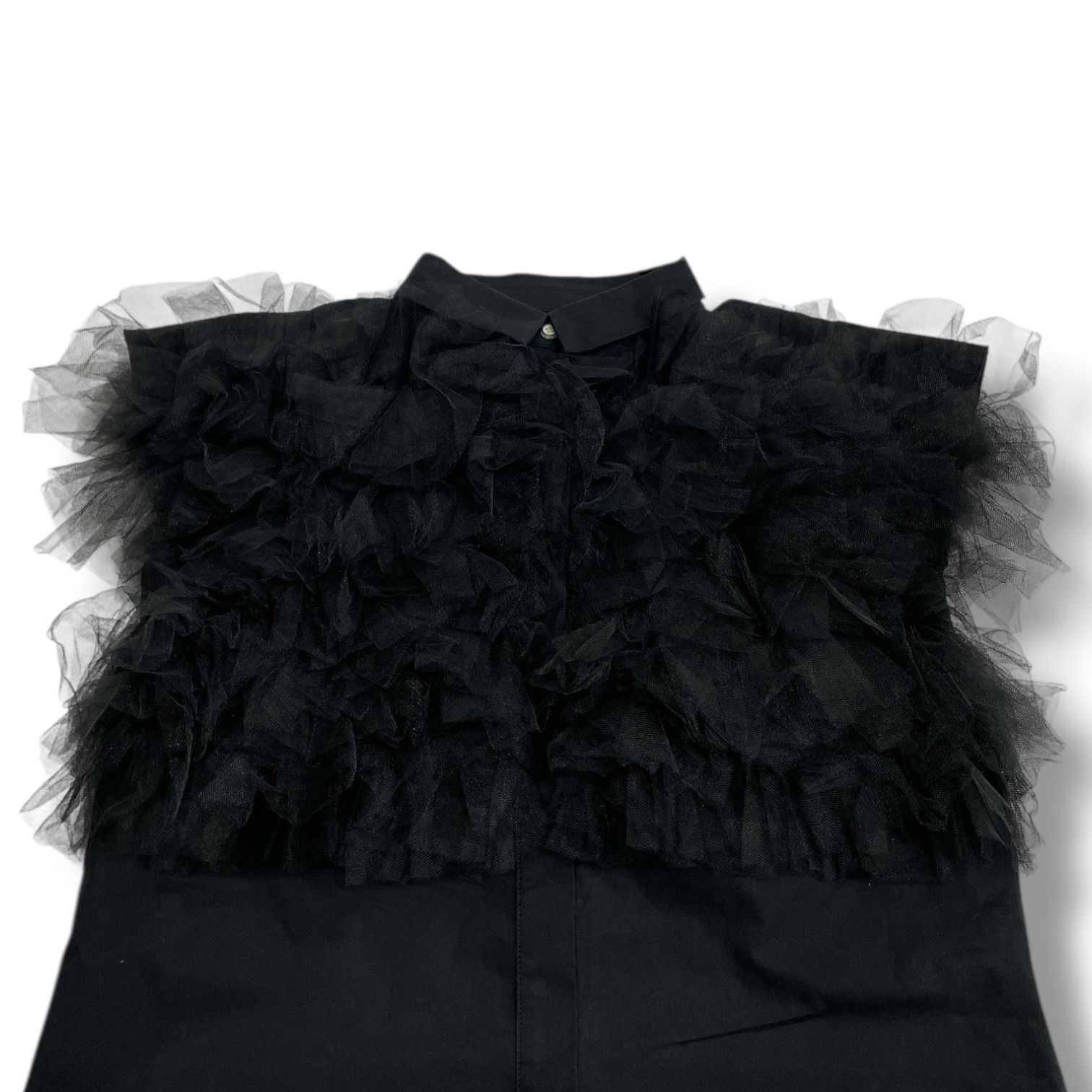 新品 タグ付 未使用 HIAND ハイアンド Swan Ribbon Shirt スワンリボン