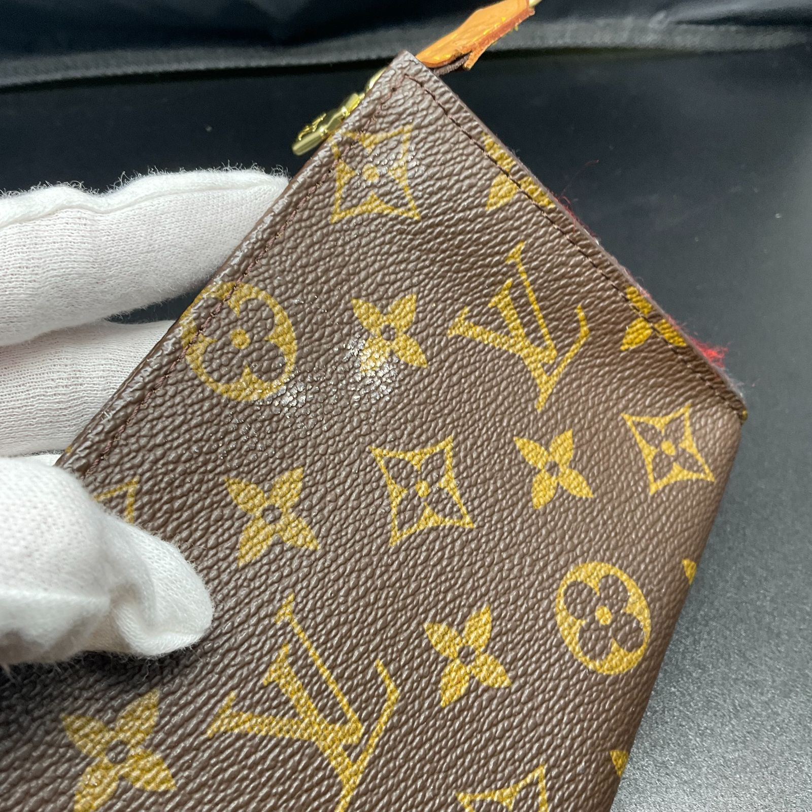 LOUIS VUITTON ルイヴィトン モノグラム バケット ポーチ ブラウン LOUIS VUITTON ルイヴィトン モノグラム バケット ポーチ ブラウン