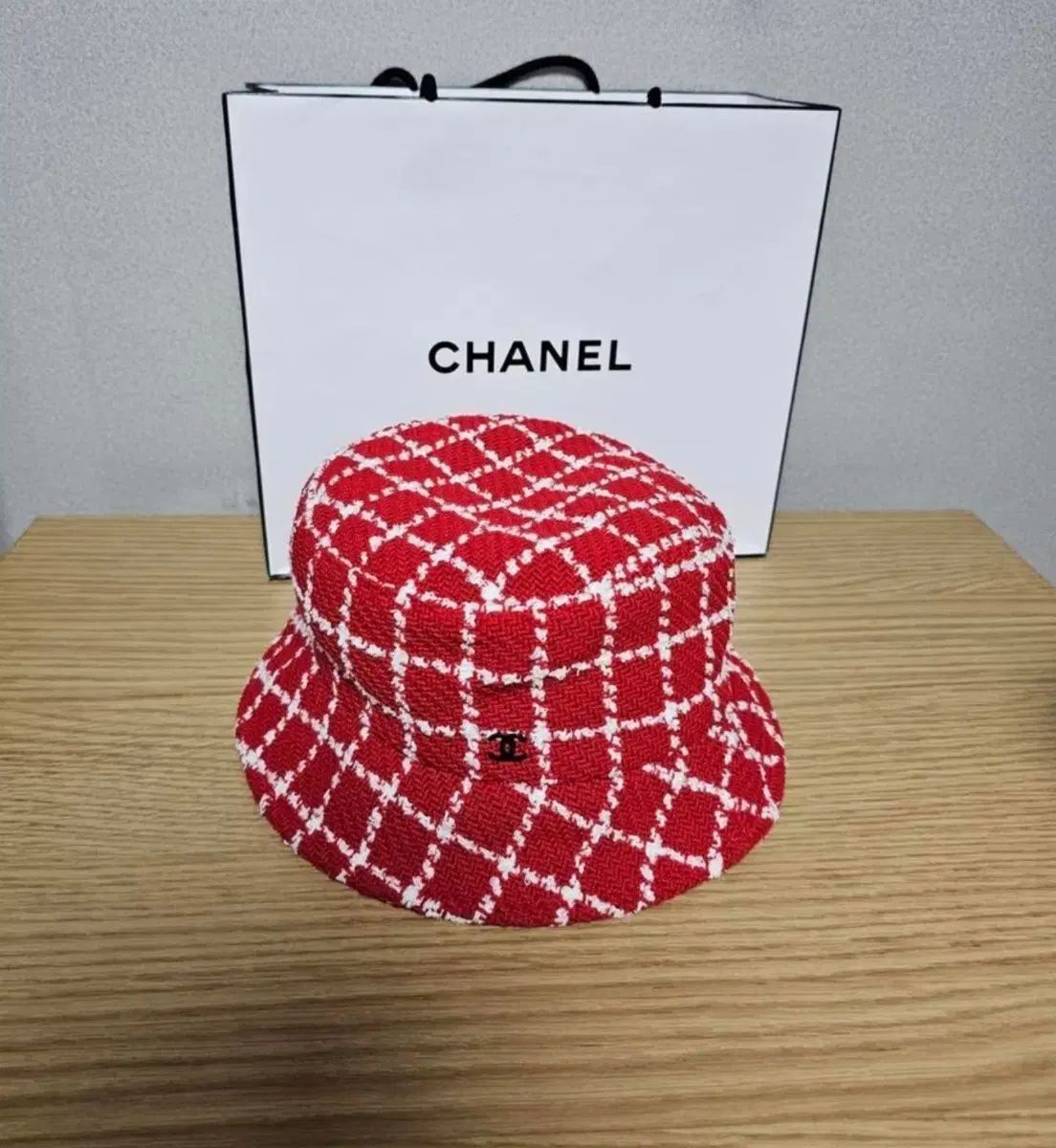 値下げ可能^^) 正規品 レディース CHANEL シャネル ツイード レッド