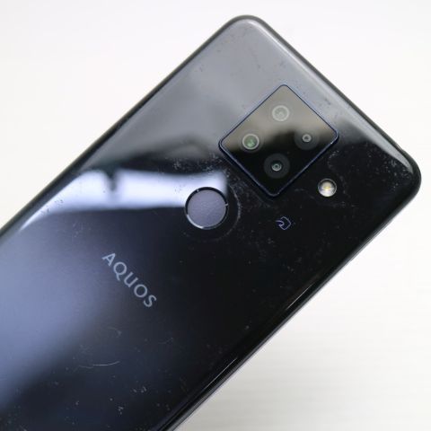 美品 SIMフリー AQUOS sense4 plus SH-M16 ブラック 即日発送 スマホ