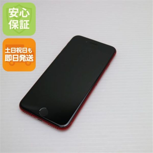 超美品 SIMフリー iPhone SE 第2世代 64GB レッド スマホ 白ロム 土日