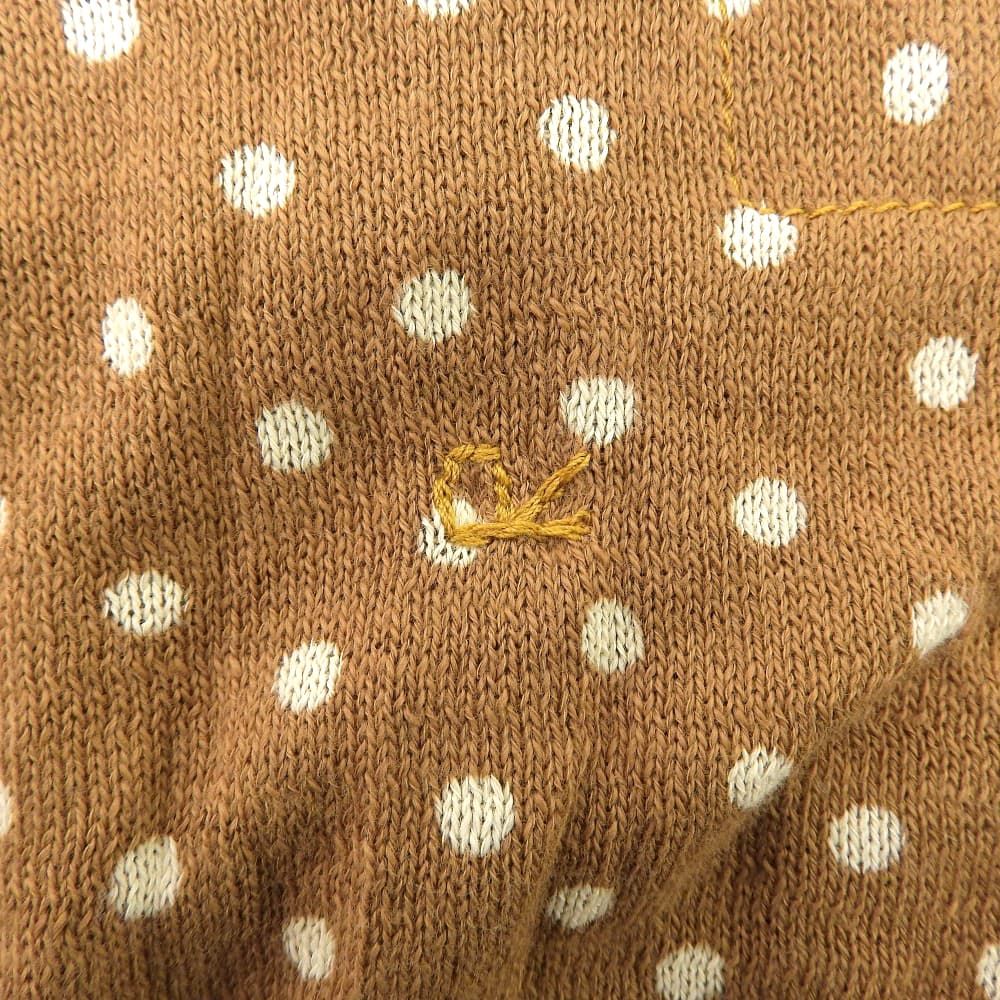 45R フォーティファイブ アール 美品 水玉ガーゼニットソーの908