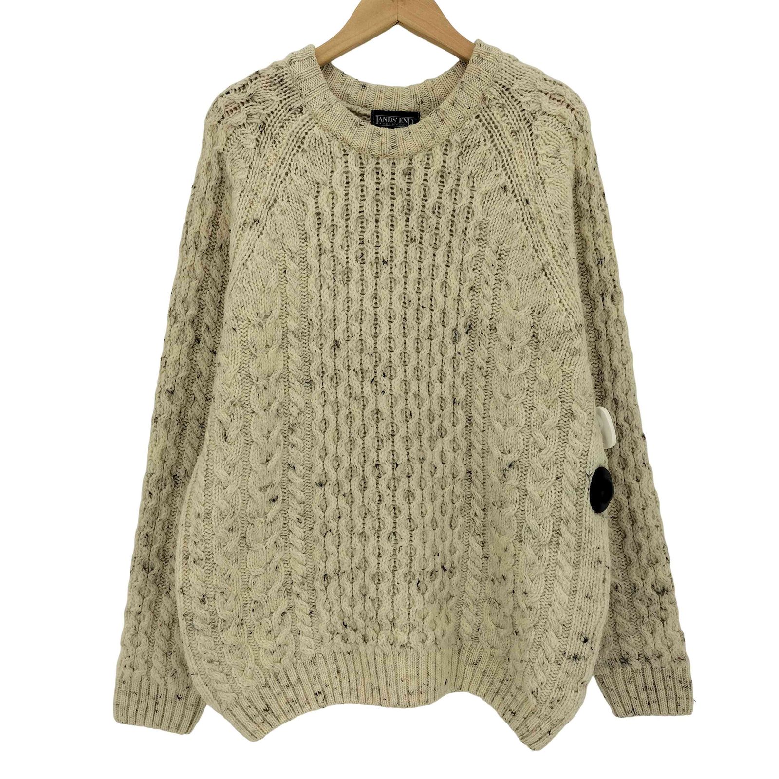 ランズエンド LANDS END 90s イングランド製 ネップ フィッシャーマン