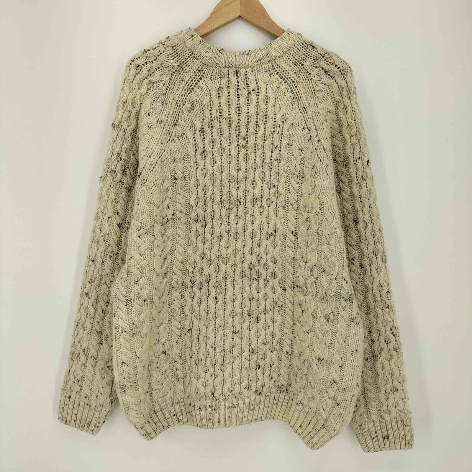 ランズエンド LANDS END 90s イングランド製 ネップ フィッシャーマン