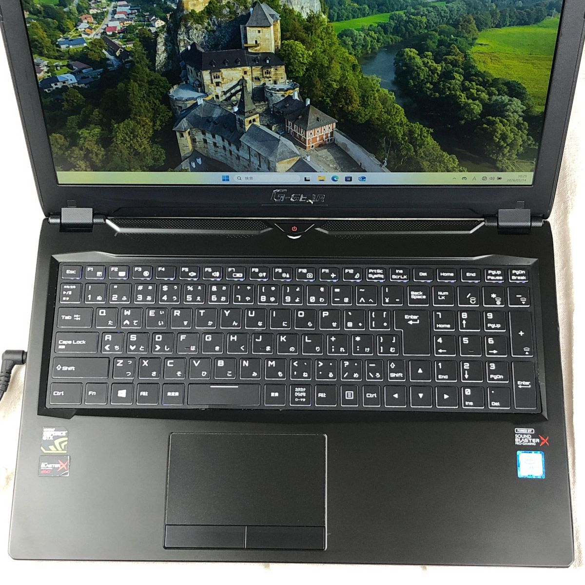 ◇ジャンク品・本体のみ◇ゲーミングPC G-GEAR N1571K-720T【i7-8750H