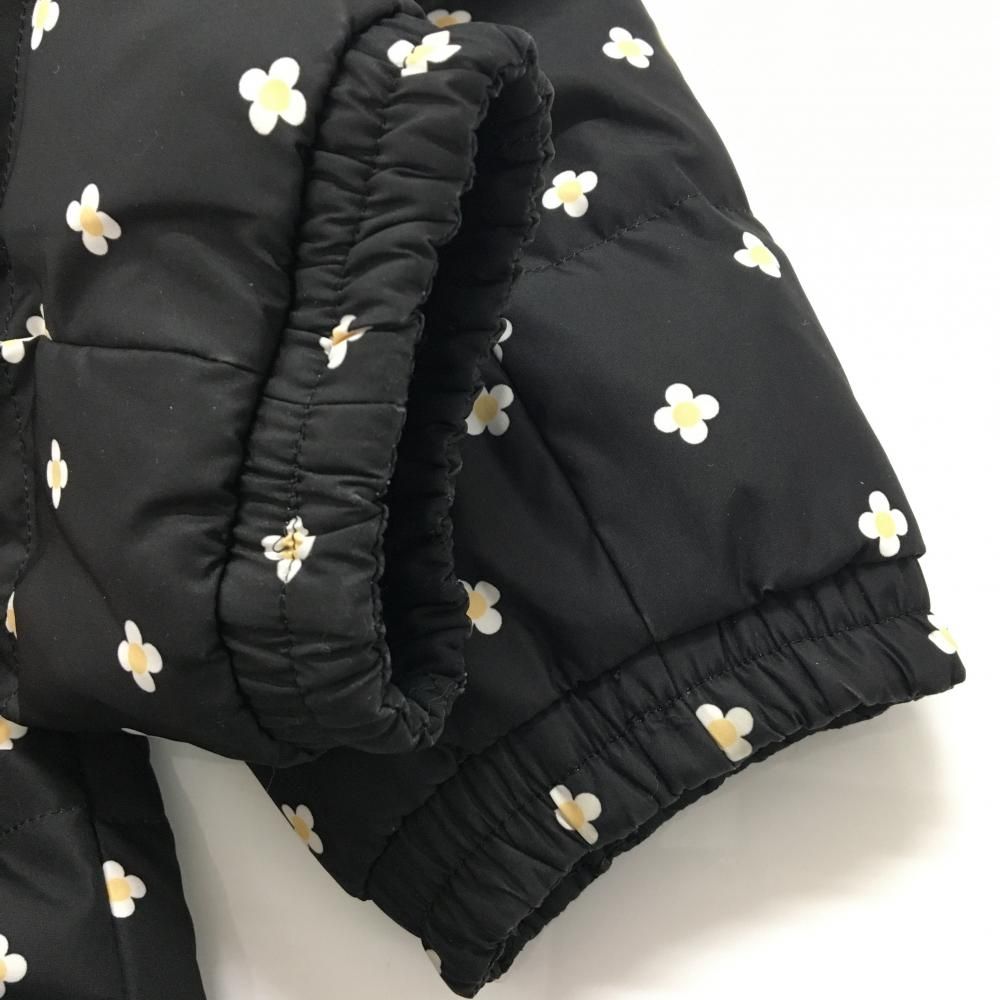 新品】キャロウェイ 4WAYダウンジャケット 黒×白 花柄 片面花型