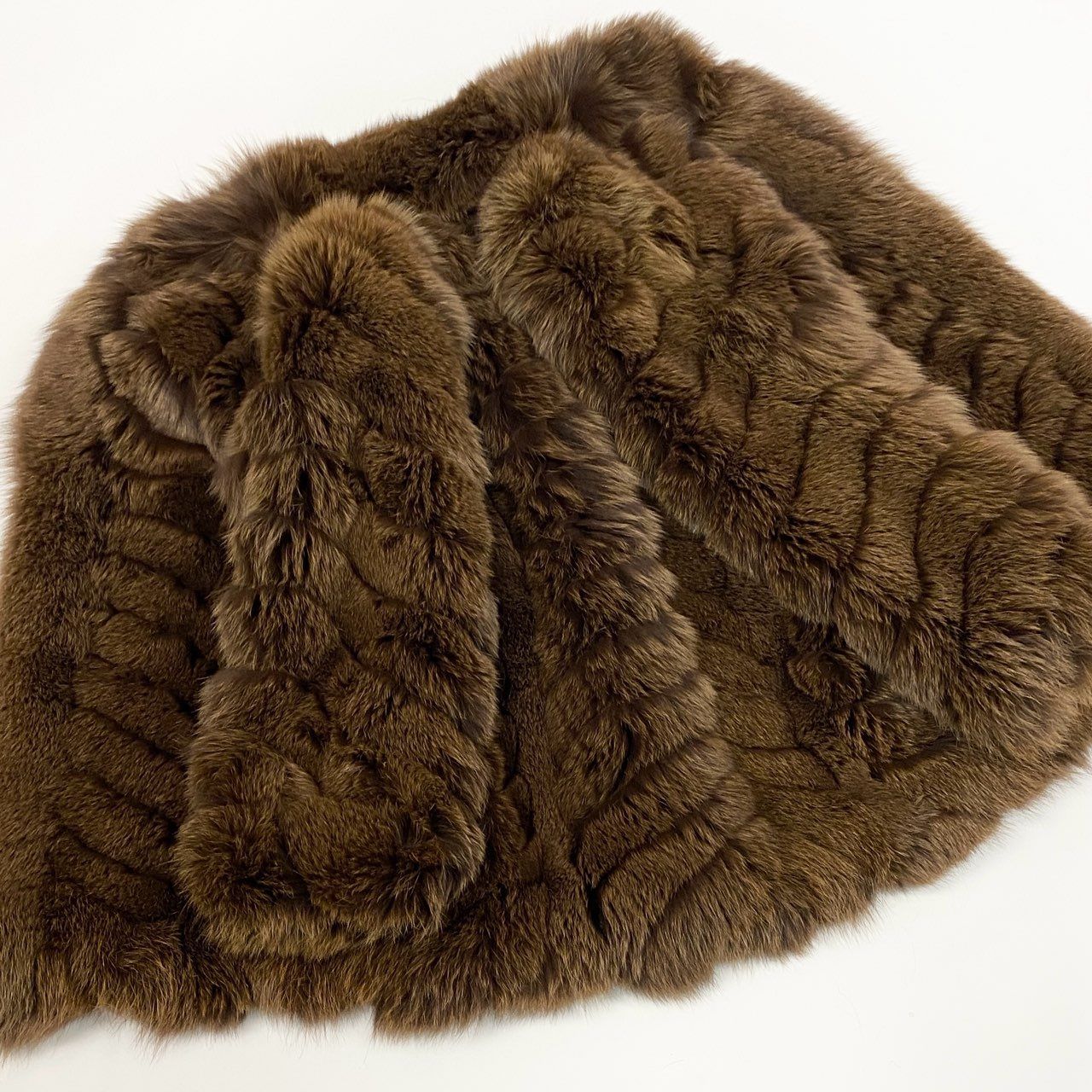 72a15 SAGA FOX サガフォックス 銀サガ 極厚 フォックスファー コート