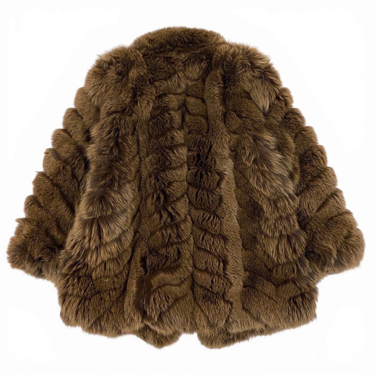 サガフォックス　フォックスファー　銀サガ　毛皮コート　11号　着丈70 肉厚 72a15 SAGA FOX サガフォックス 銀サガ 極厚 フォックスファー コート